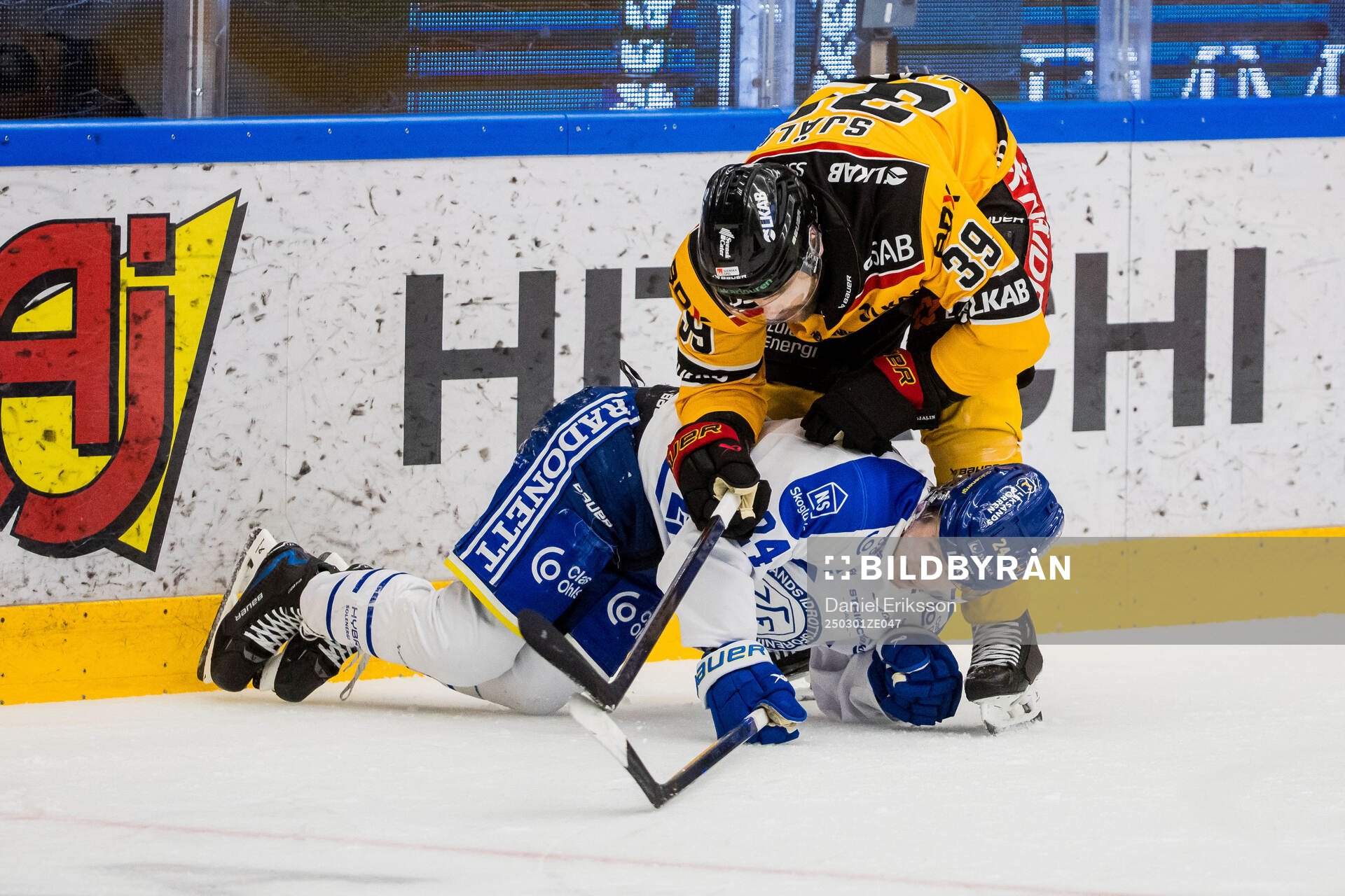 Luleås Pontus Själin och Leksands Arvid Eljas