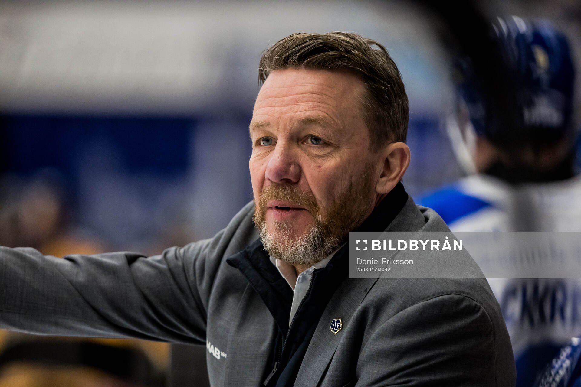 Leksands tränare Charles Berglund