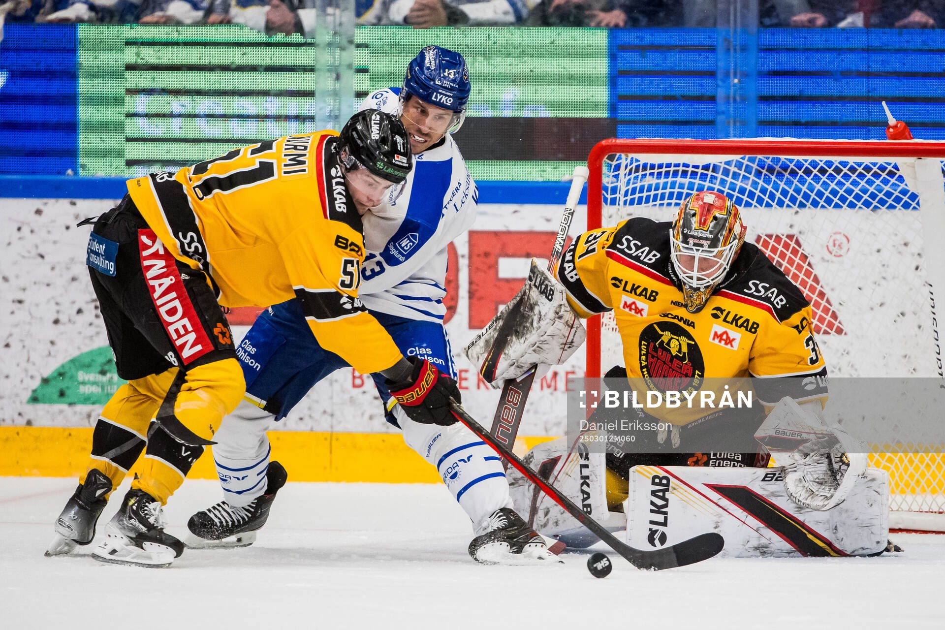 Luleås Markus Nurmi och Leksands Jon Knuts och Luleås