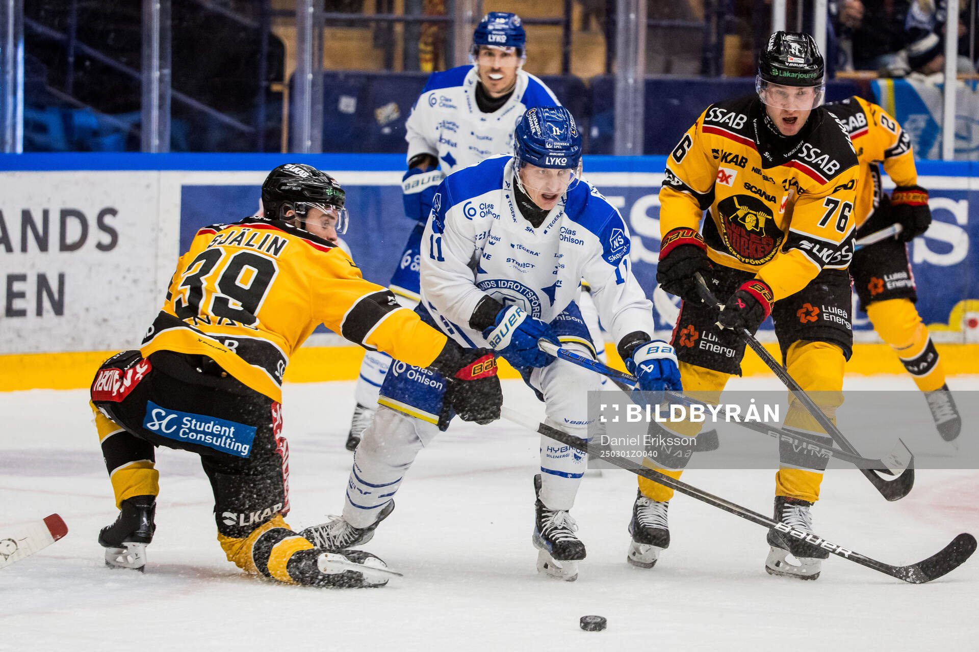 Luleås Pontus Själin och Leksands Martin Karlsson