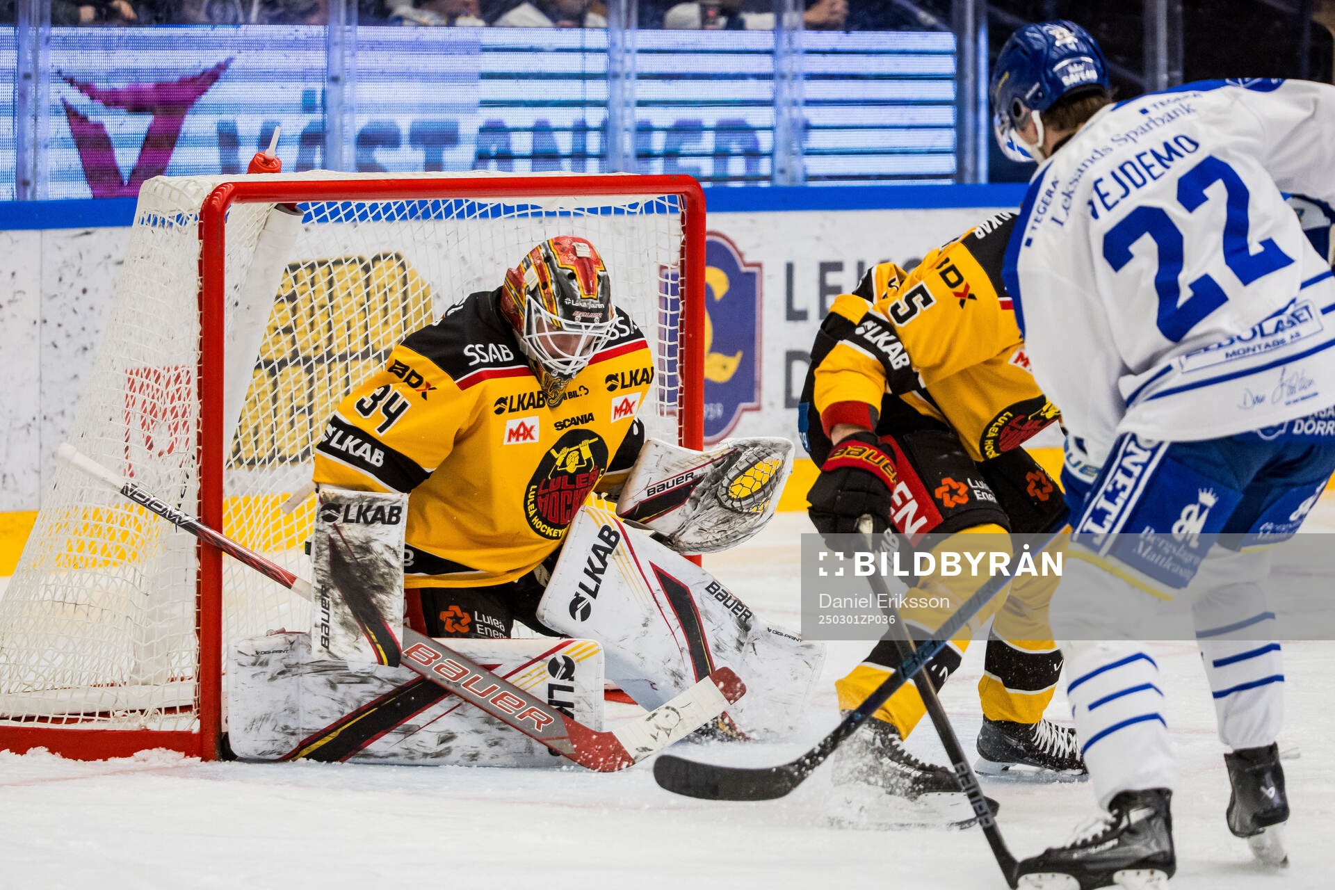 Luleås målvakt Joel Lassinantti
