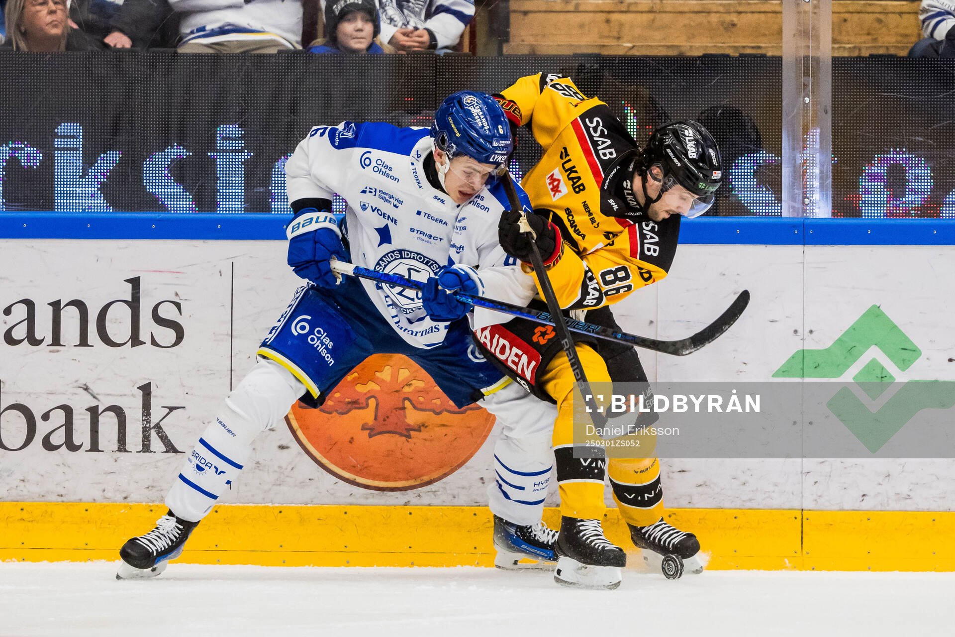 Leksands Lukas Vejdemo och Luleås Mathias Bromé