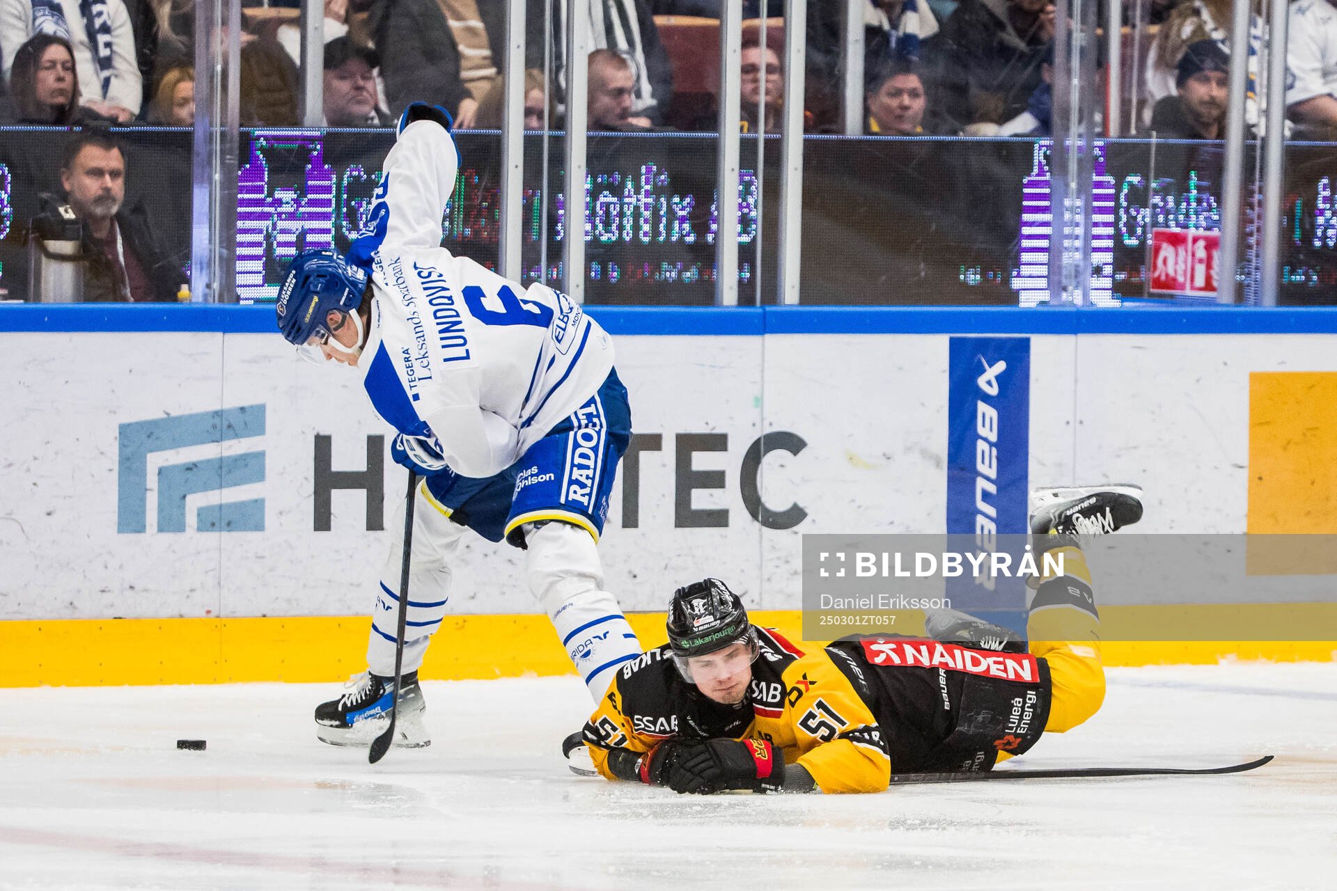 Leksands Alexander Lundqvist och Luleås Markus Nurmi