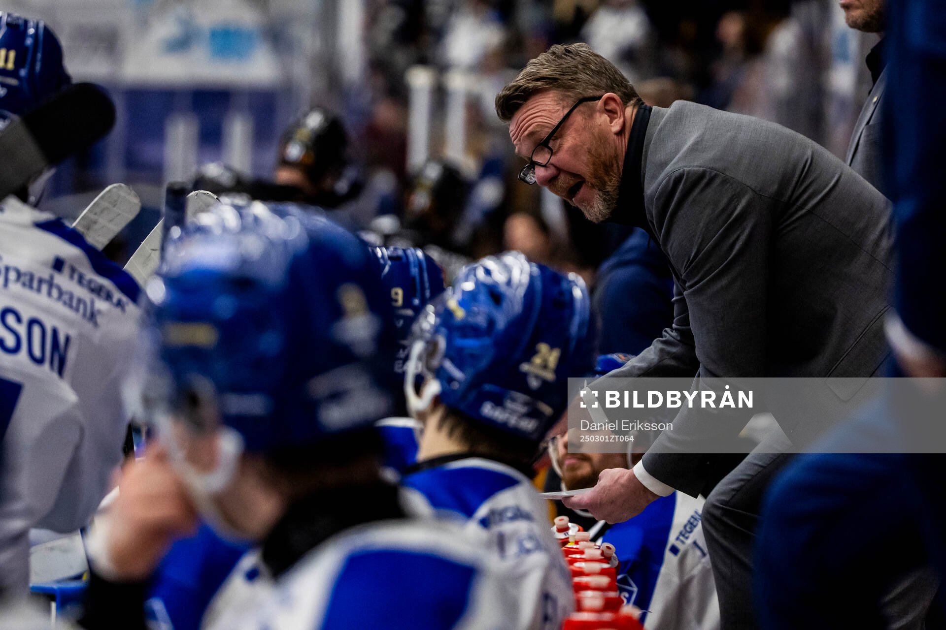 Leksands tränare Charles Berglund