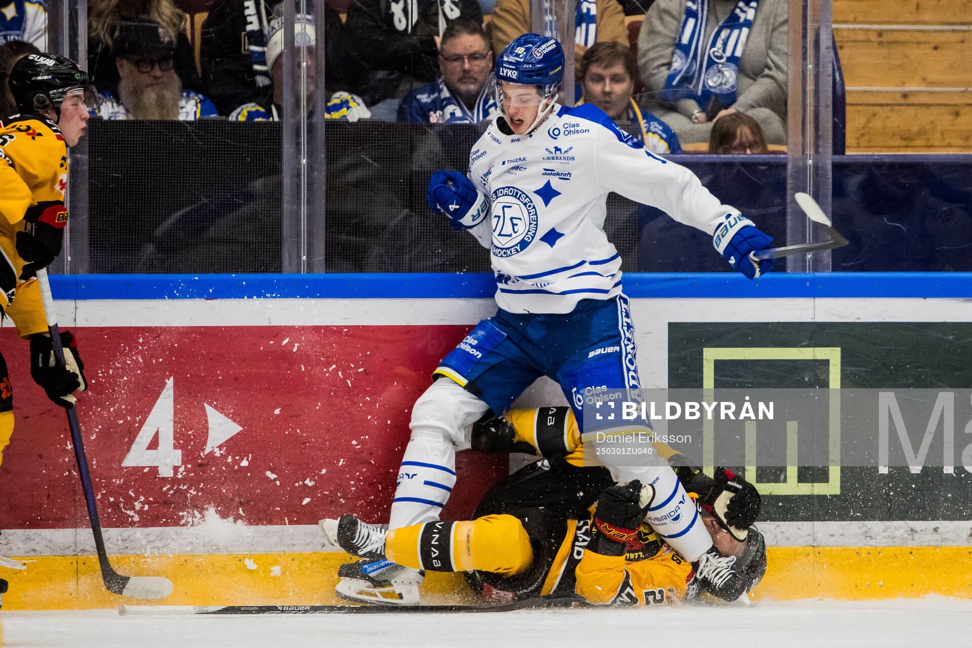 Leksands Anton Johansson och Luleås Brendan Shinnimin