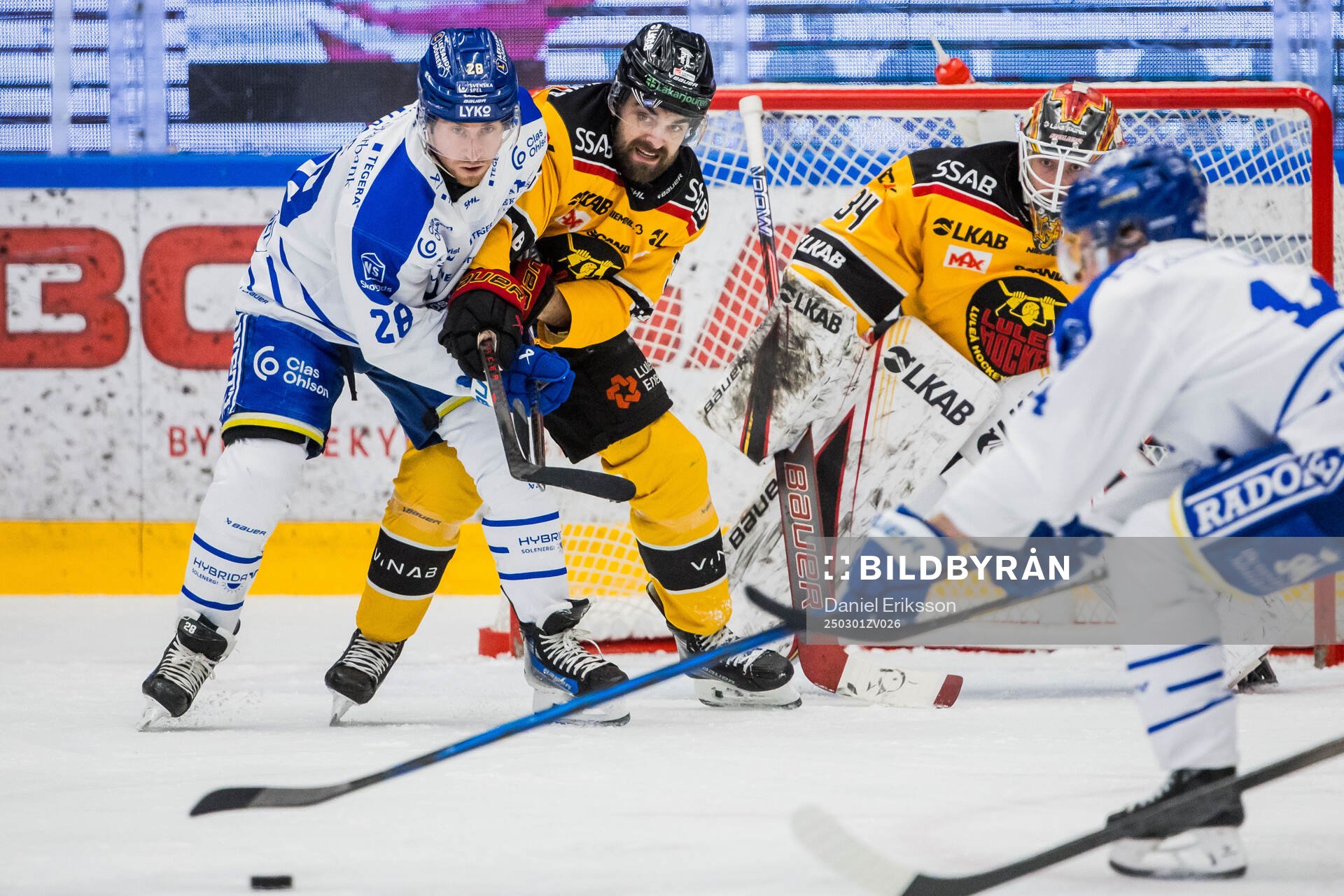 Leksands Justin Glenn Kloos och Luleås Frederic Allard