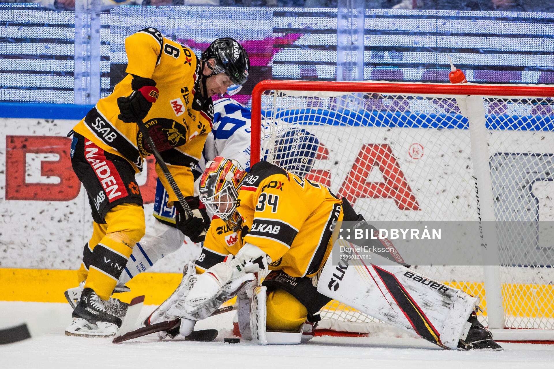 Luleås målvakt Joel Lassinantti