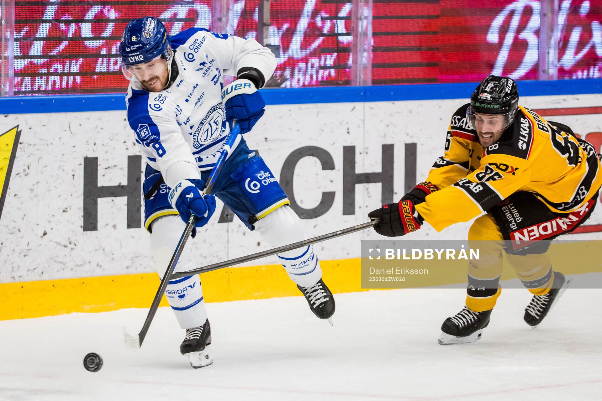 Leksands Matt Caito och Luleås Mathias Bromé