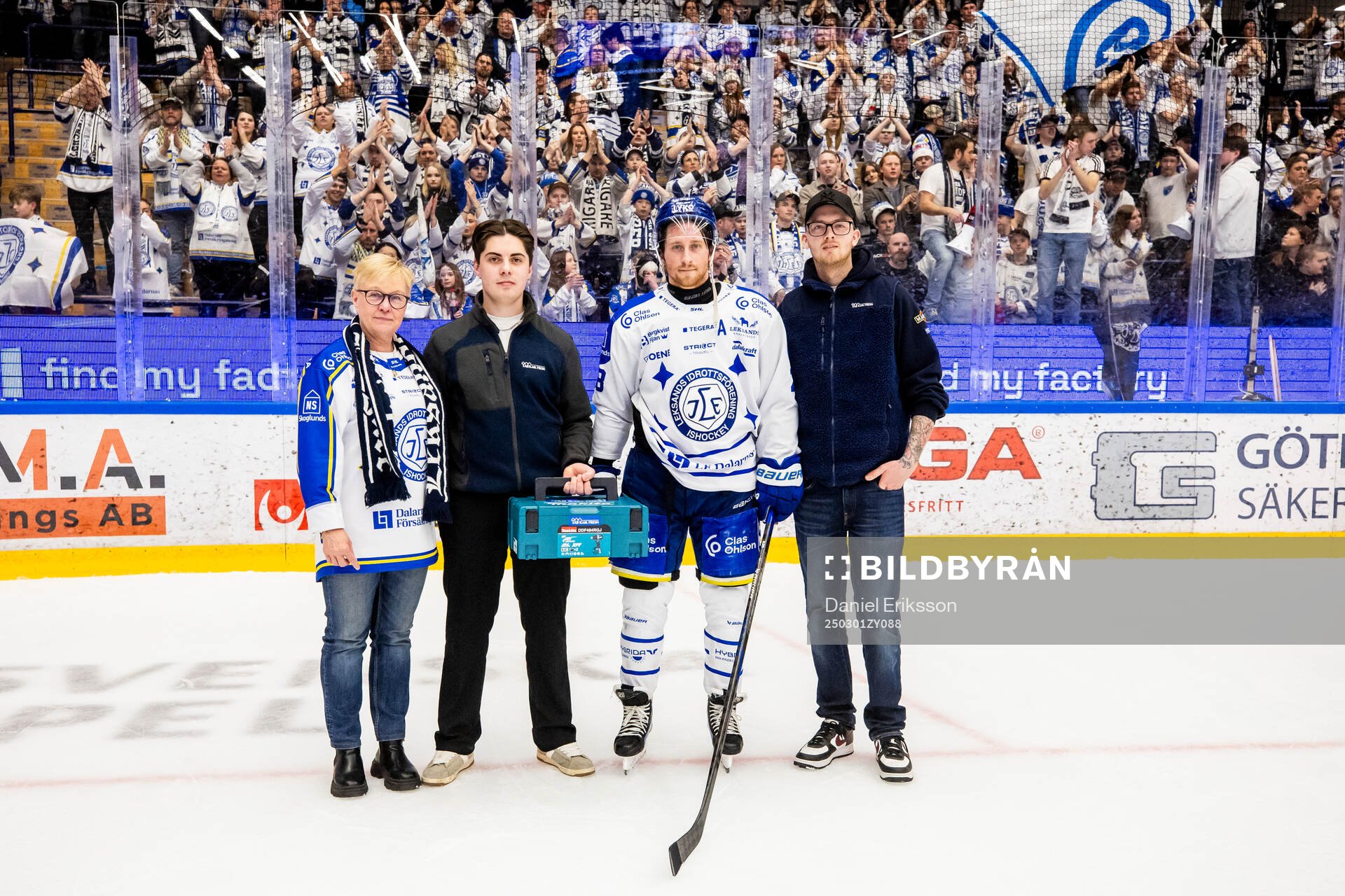 Leksands Justin Glenn Kloos utsedd till matchens lirare