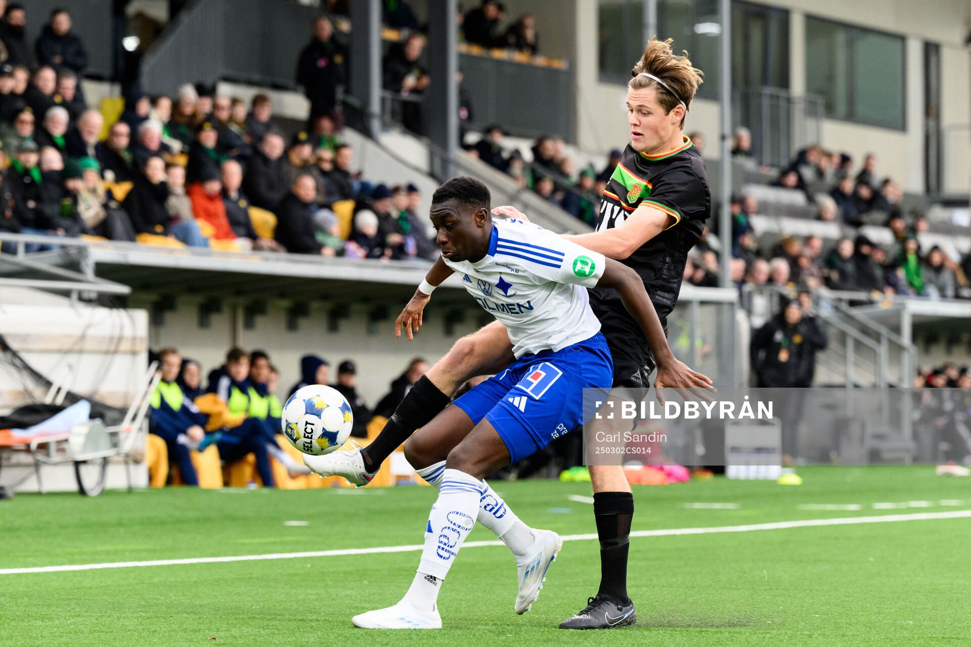 IFK Norrköpings Yahya Kalley och GAISs Axel Henriksson