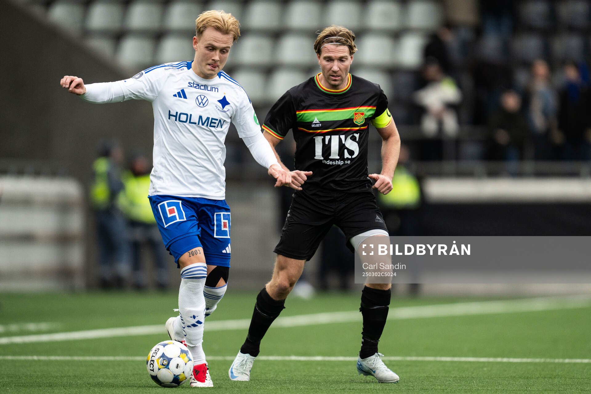 IFK Norrköpings Isak Andri Sigurgeirsson och GAIS August