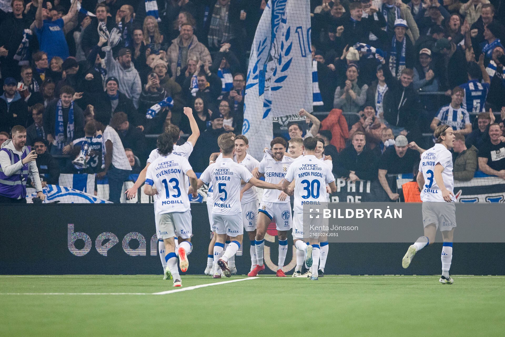 IFK Göteborgs Thomas Santos jublar