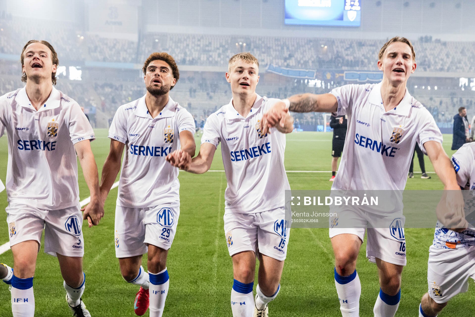 IFK Göteborgs August Erlingmark, Thomas Santos, David