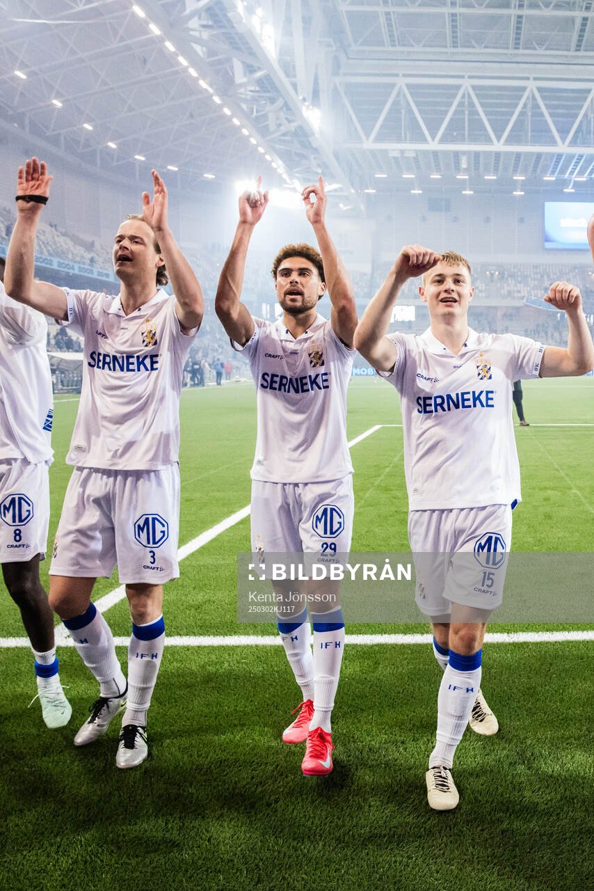 IFK Göteborgs August Erlingmark, Thomas Santos och David