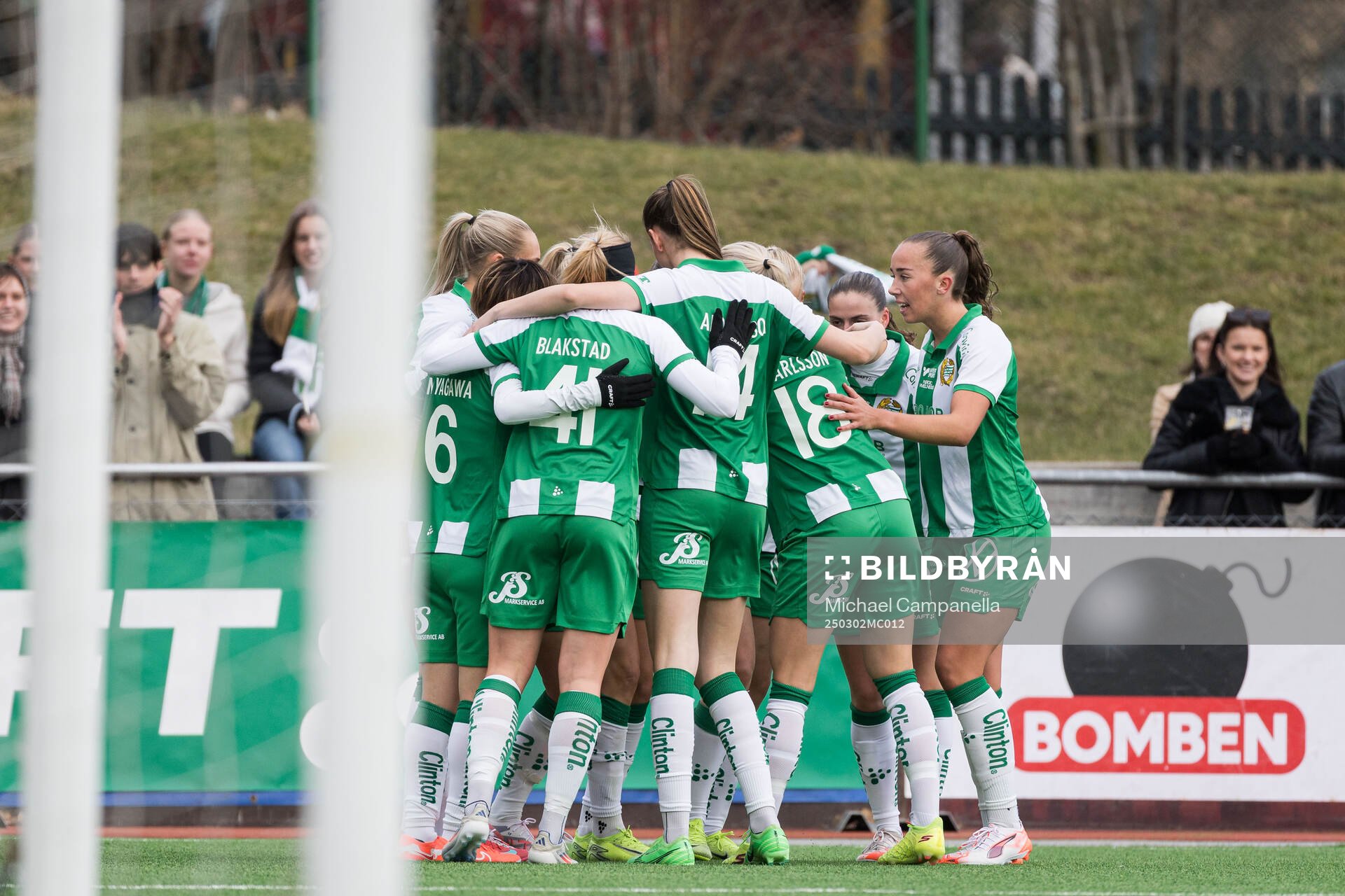 Hammarbys Vilde Hasund jublar