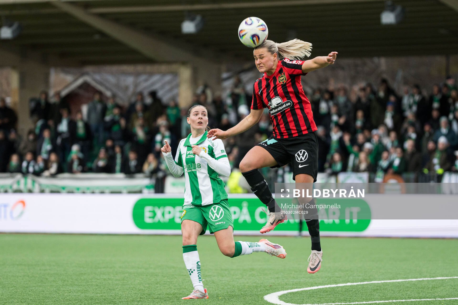 Hammarbys Smilla Vallotto och Brommapojkarnas Johanna