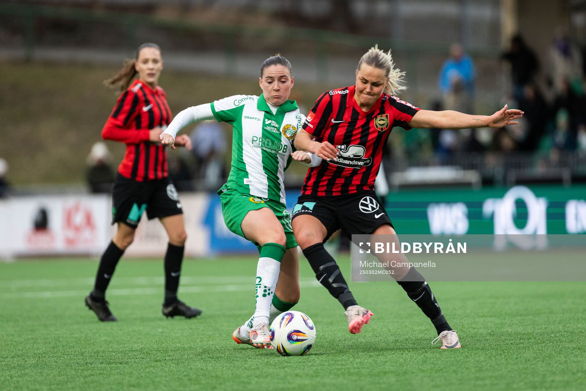 Hammarbys Smilla Vallotto och Brommapojkarnas Johanna