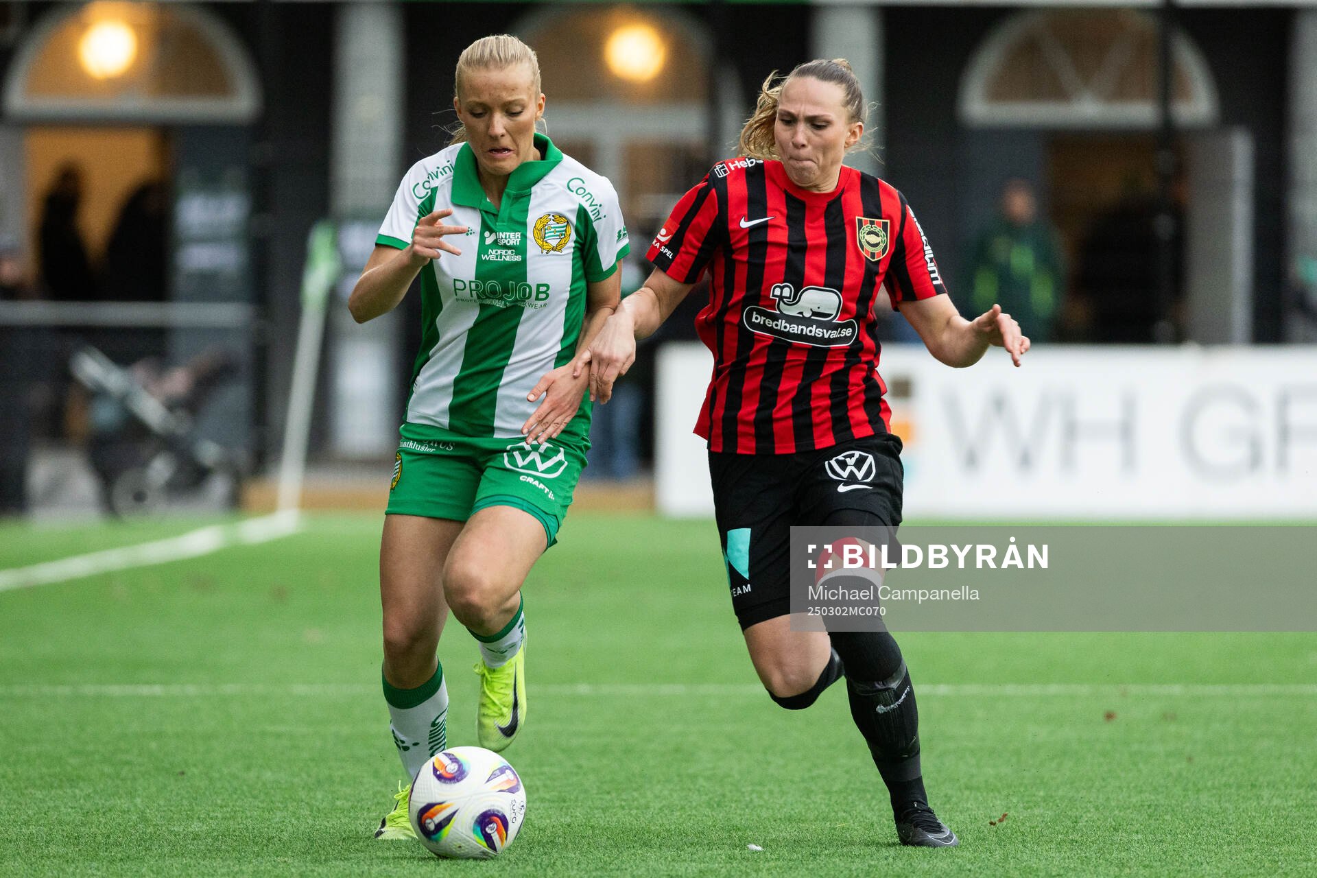 Hammarbys Smilla Holmberg och Brommapojkarnas Frida