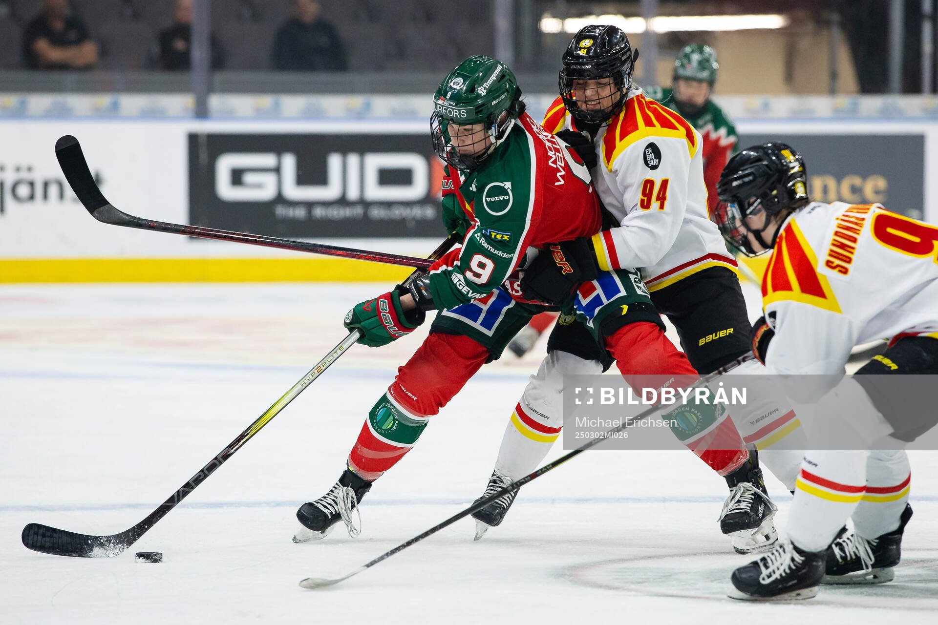 Frölundas Alva Johnsson och Brynäs Fanni Garát Gasparics