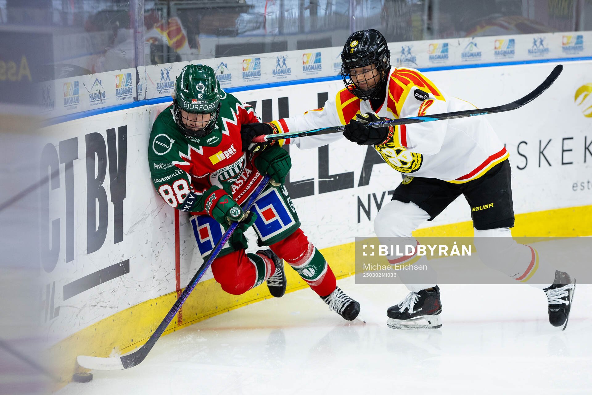 Frölundas Sydney Brodt och Brynäs Mina Waxin