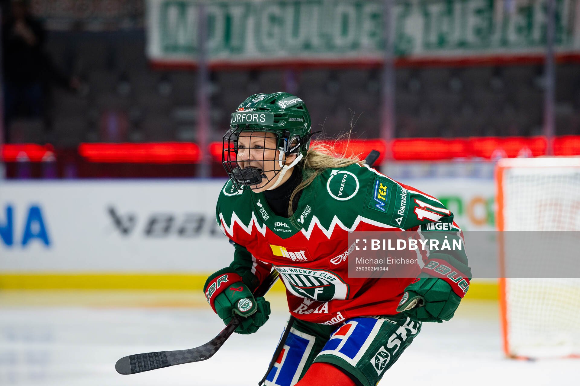 Frölundas Ella Hellman jublar