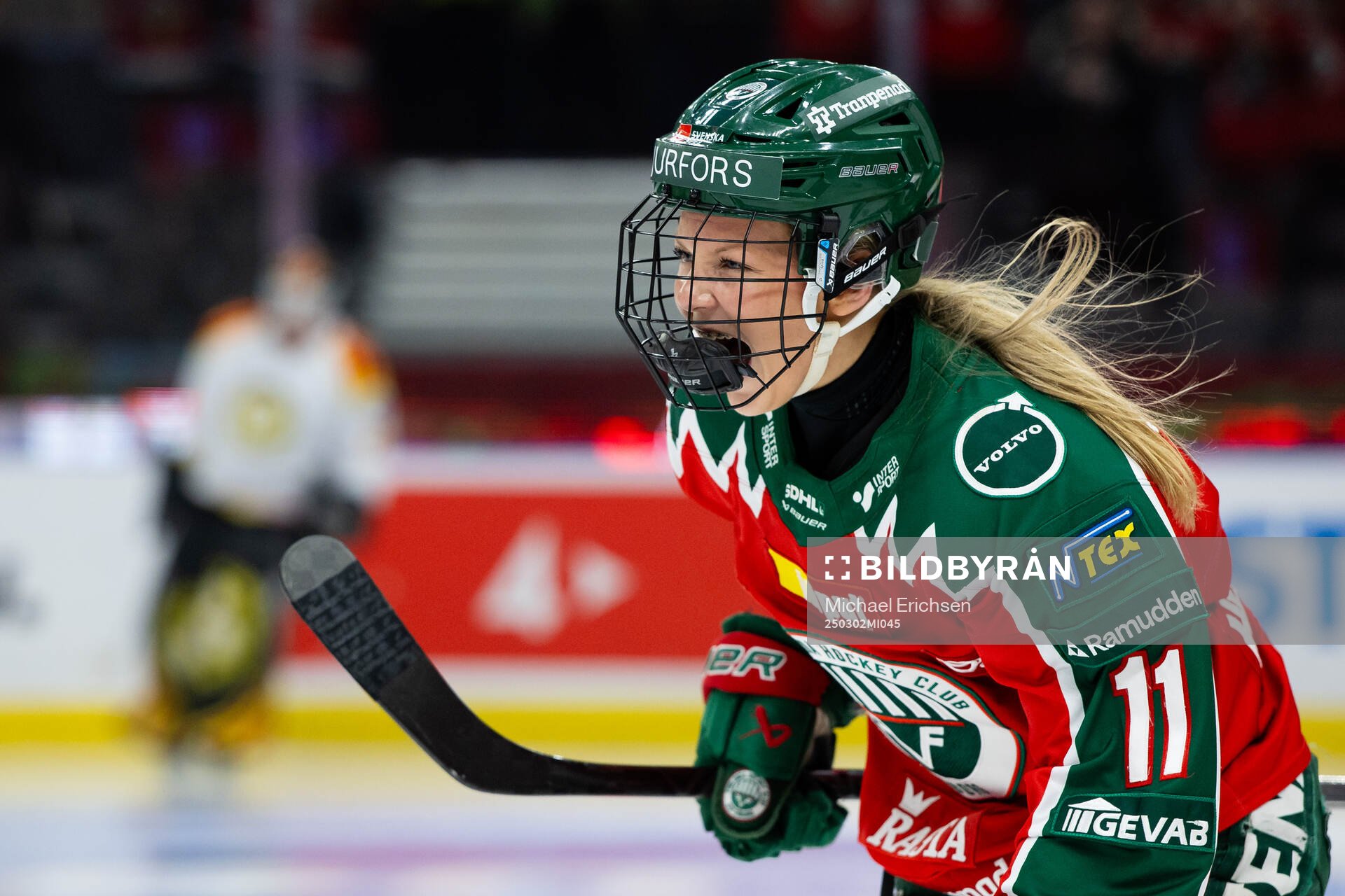 Frölundas Ella Hellman jublar