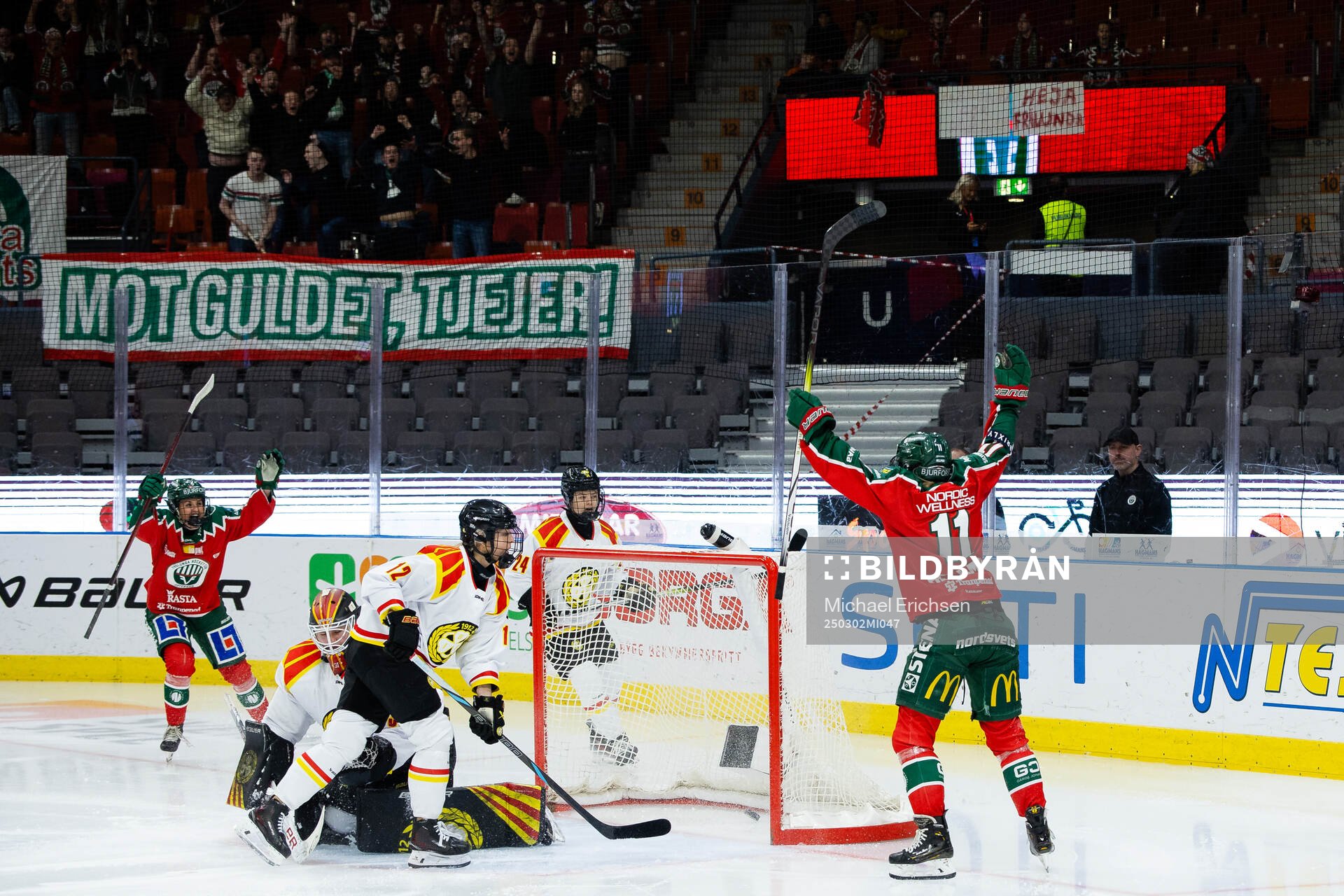 Frölundas Ella Hellman jublar