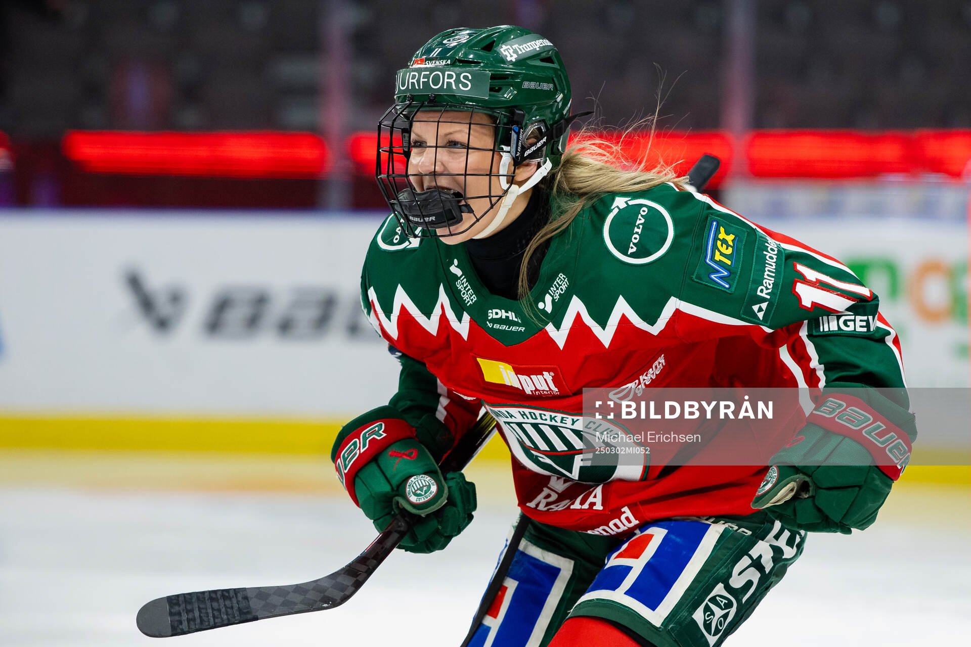 Frölundas Ella Hellman jublar