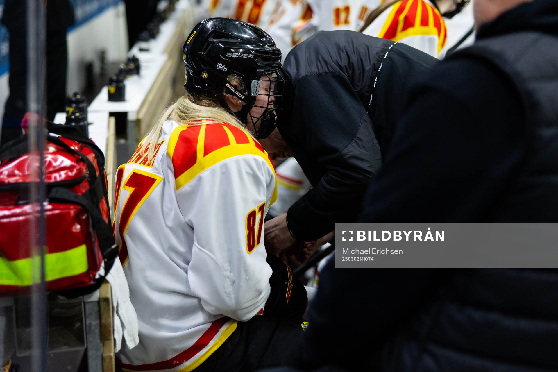 Brynäs Anna Brenkle har ont