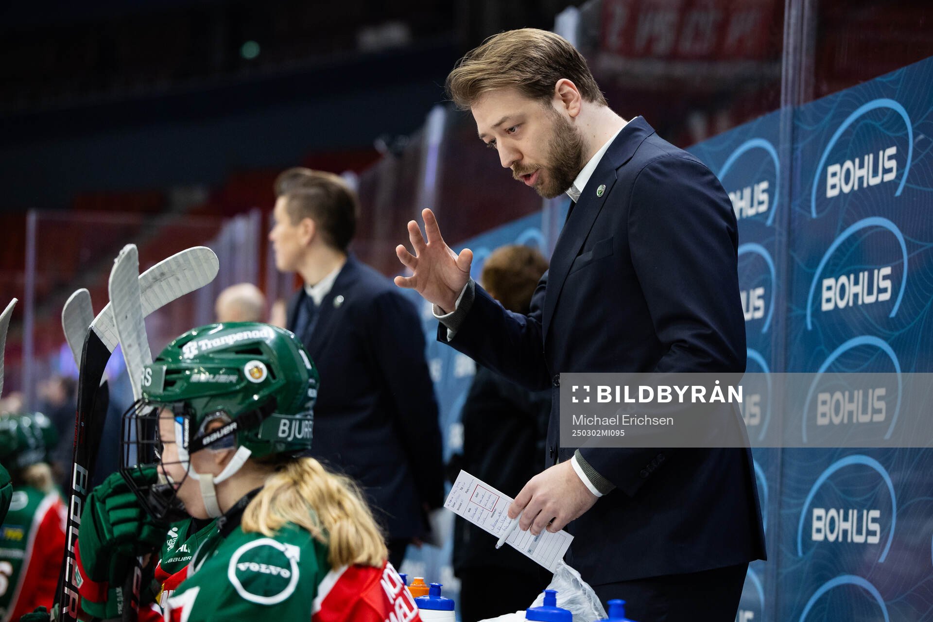 Frölundas assisterande tränare Marcus Anselm