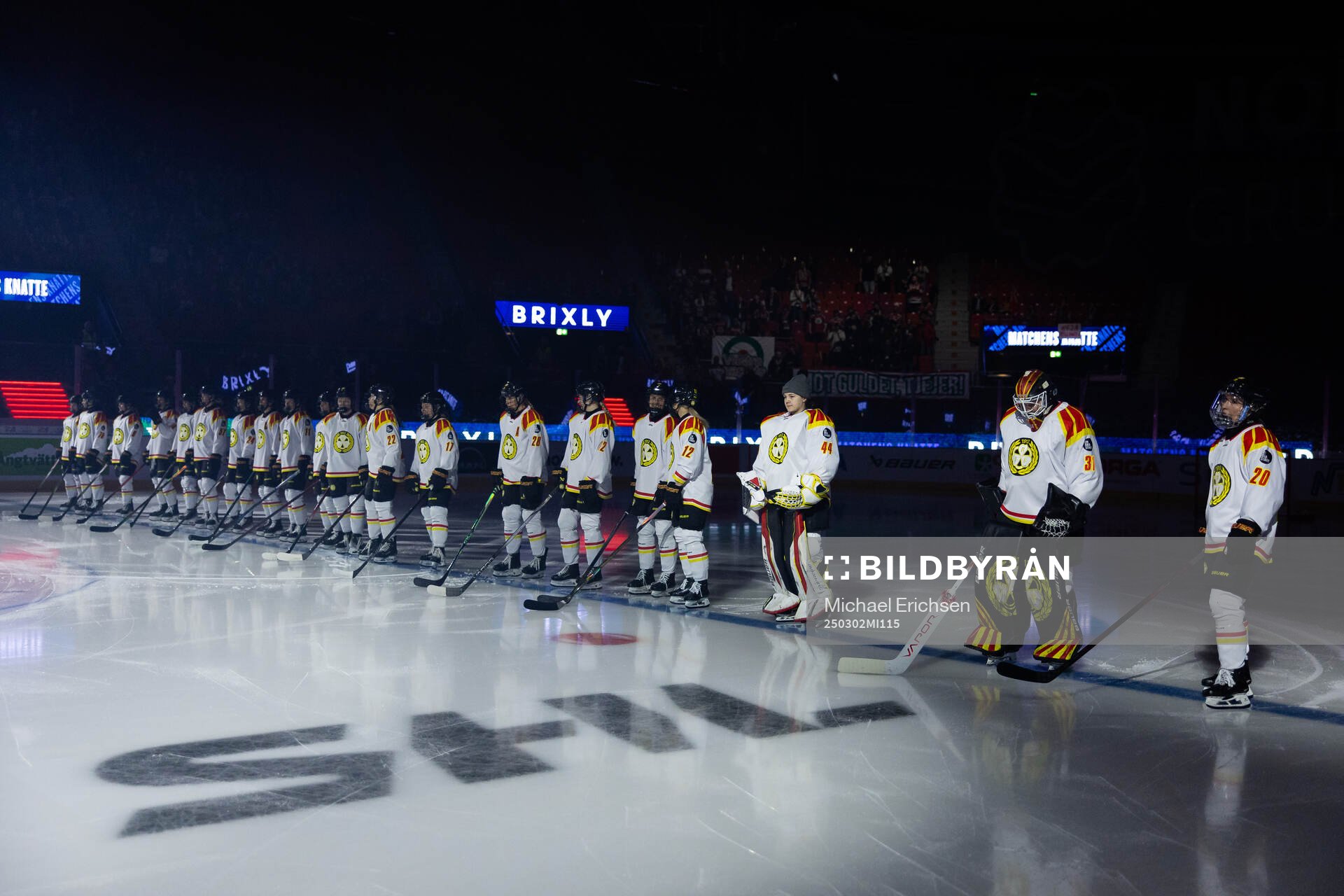 Brynäs  spelare på line up