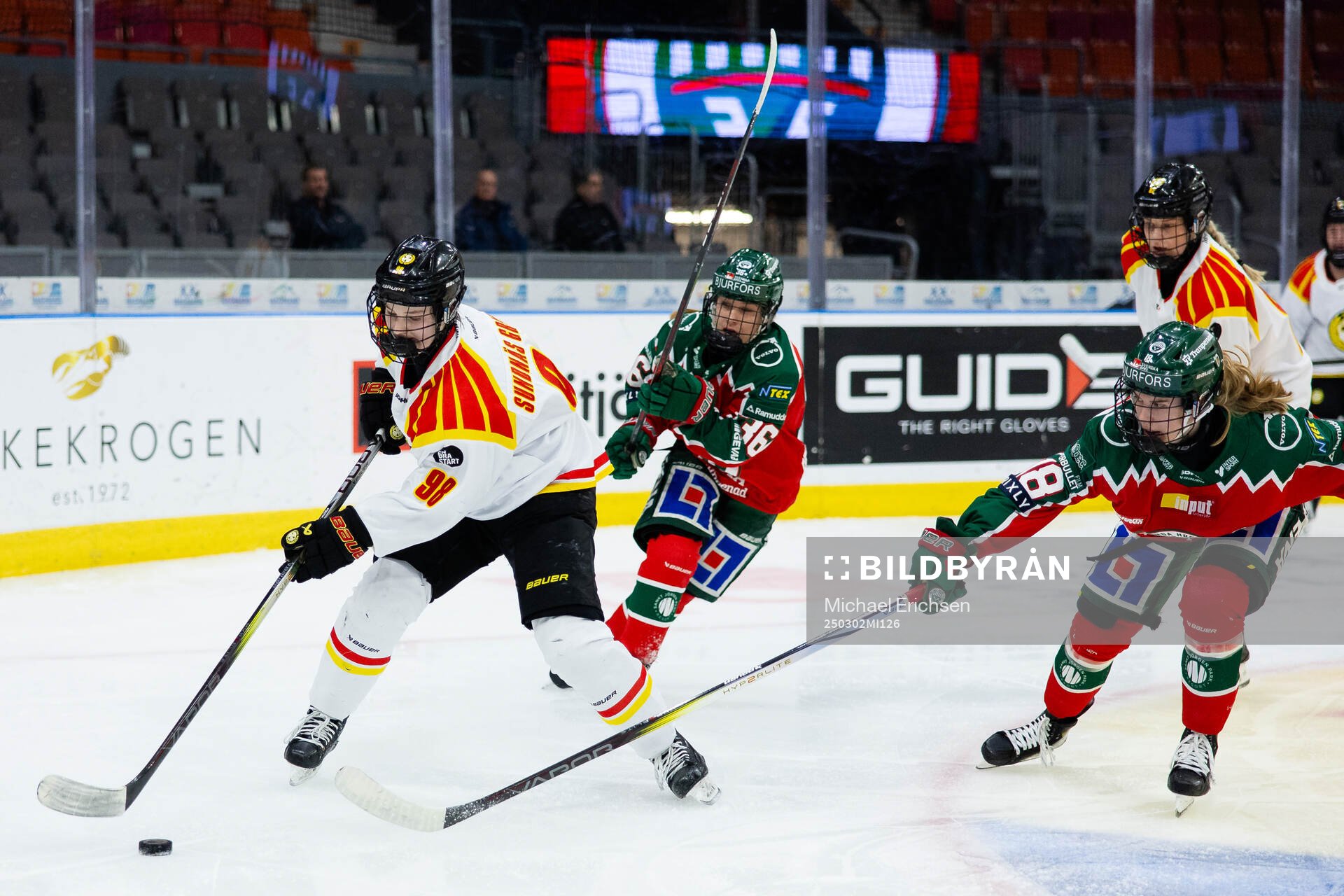 Brynäs Tilde Sundnäs Grillfors och Frölundas Elisa