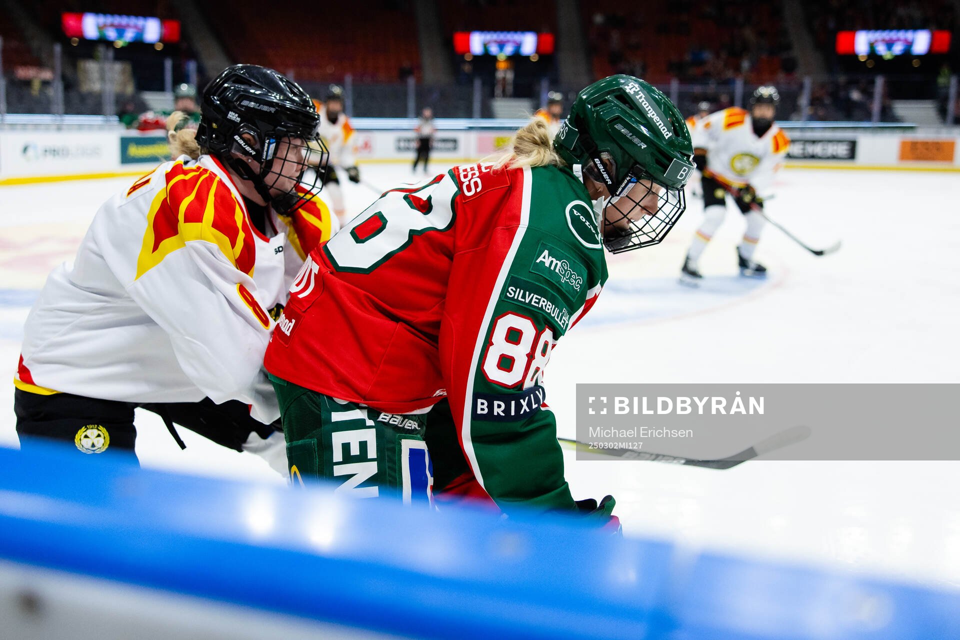 Brynäs Oona Koukkula och Frölundas Sydney Brodt