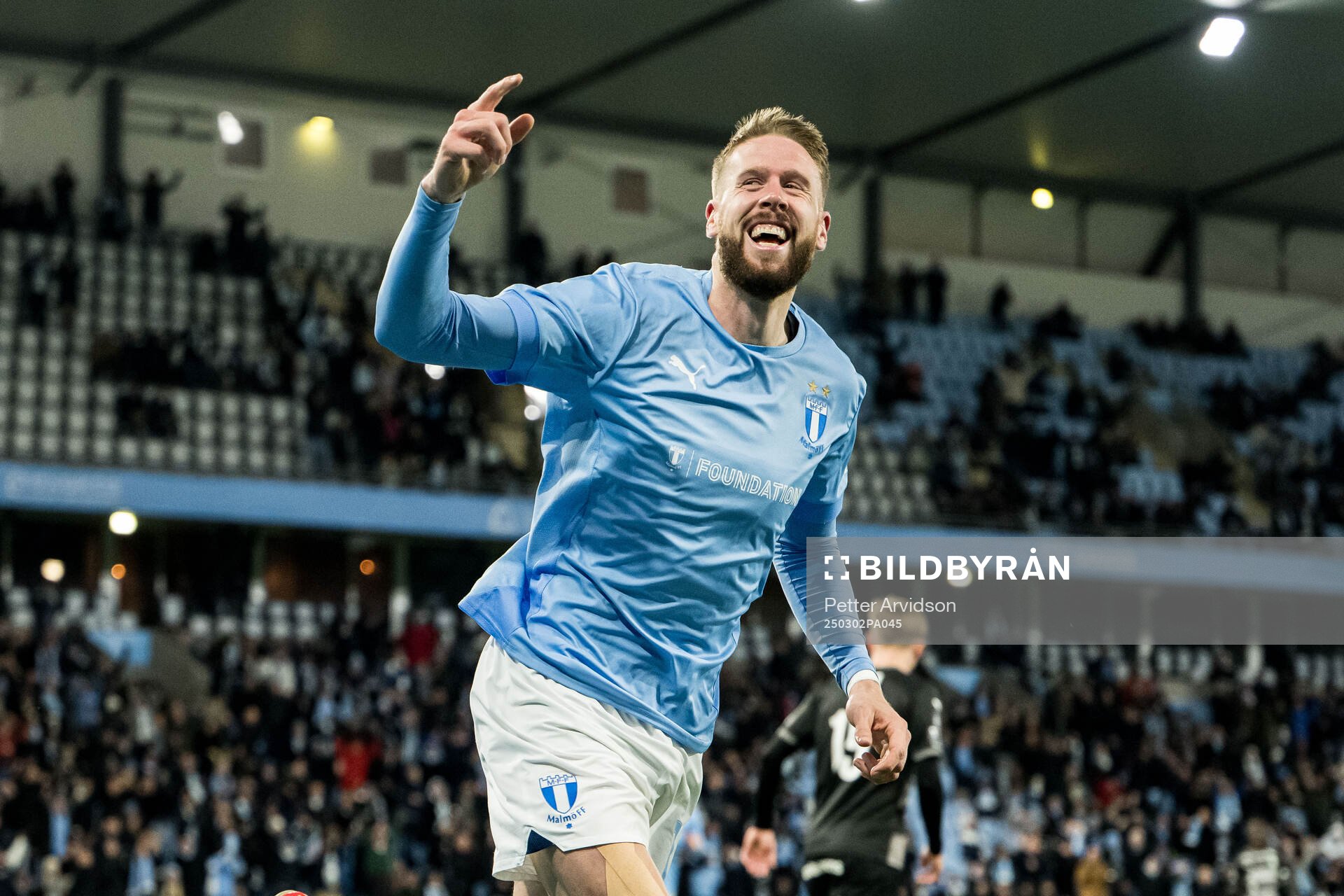 Malmö FFs Pontus Jansson jublar