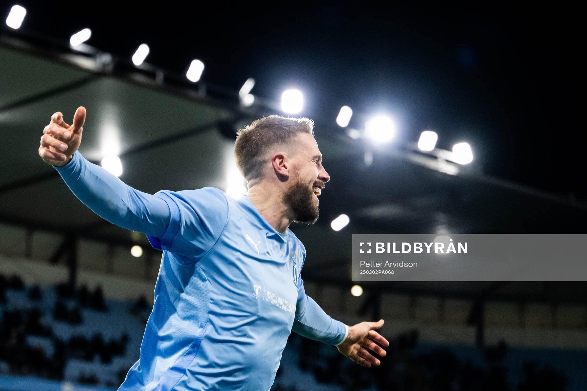 Malmö FFs Pontus Jansson jublar