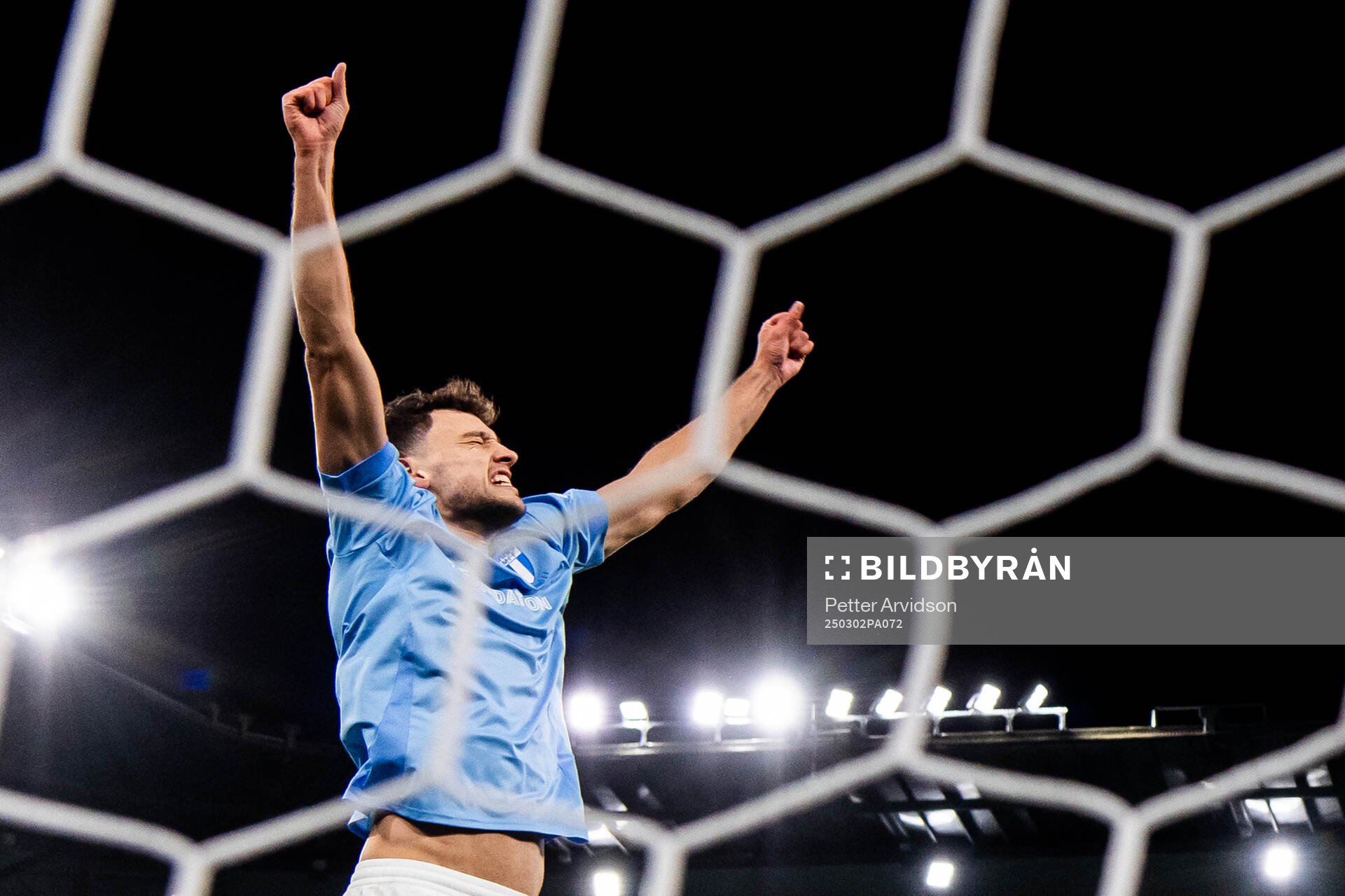 Malmö FFs Colin Rösler jublar