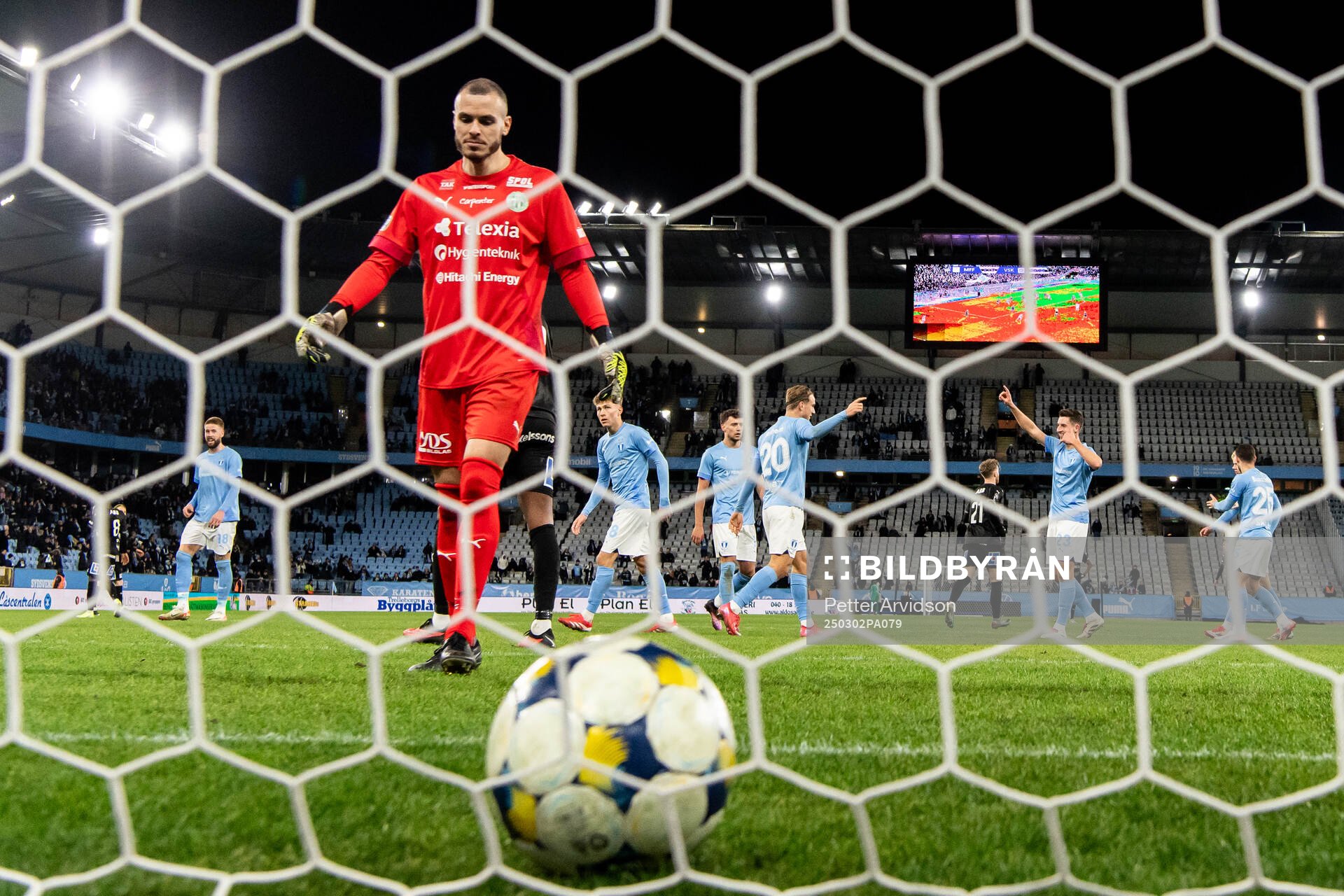 Västerås målvakt André Bernardini deppar