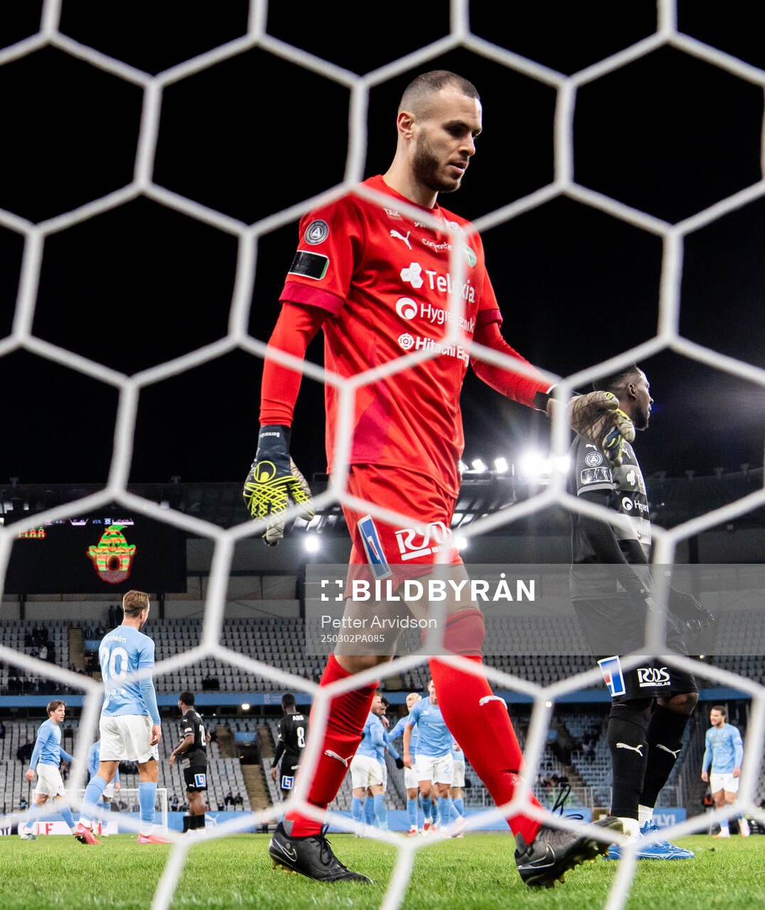 Västerås målvakt André Bernardini deppar