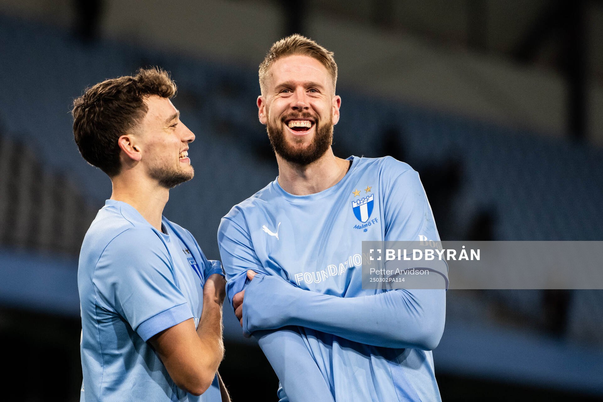 Malmö FFs Colin Rösler och Pontus Jansson