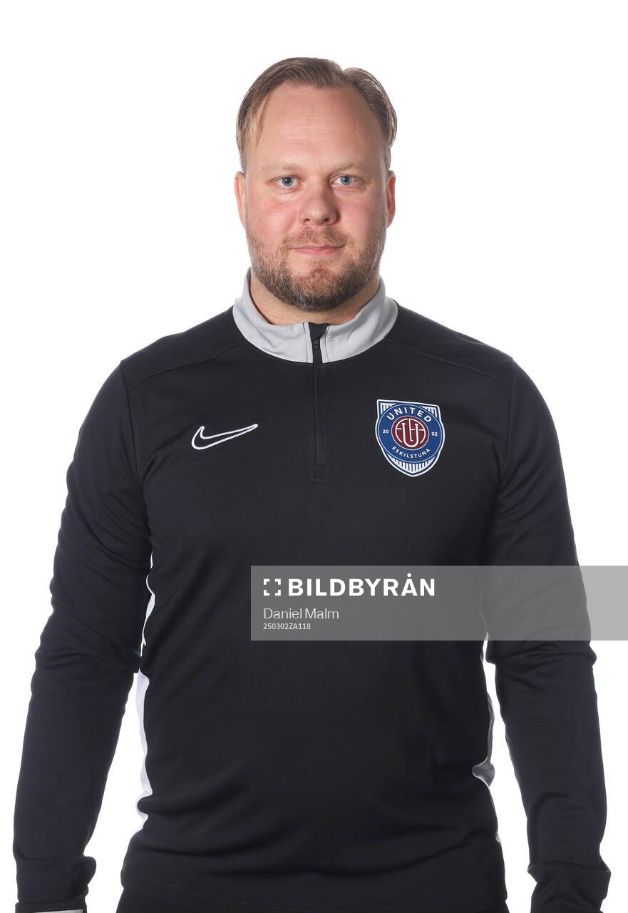 Eskilstunas målvaktstränare Simon Johansson