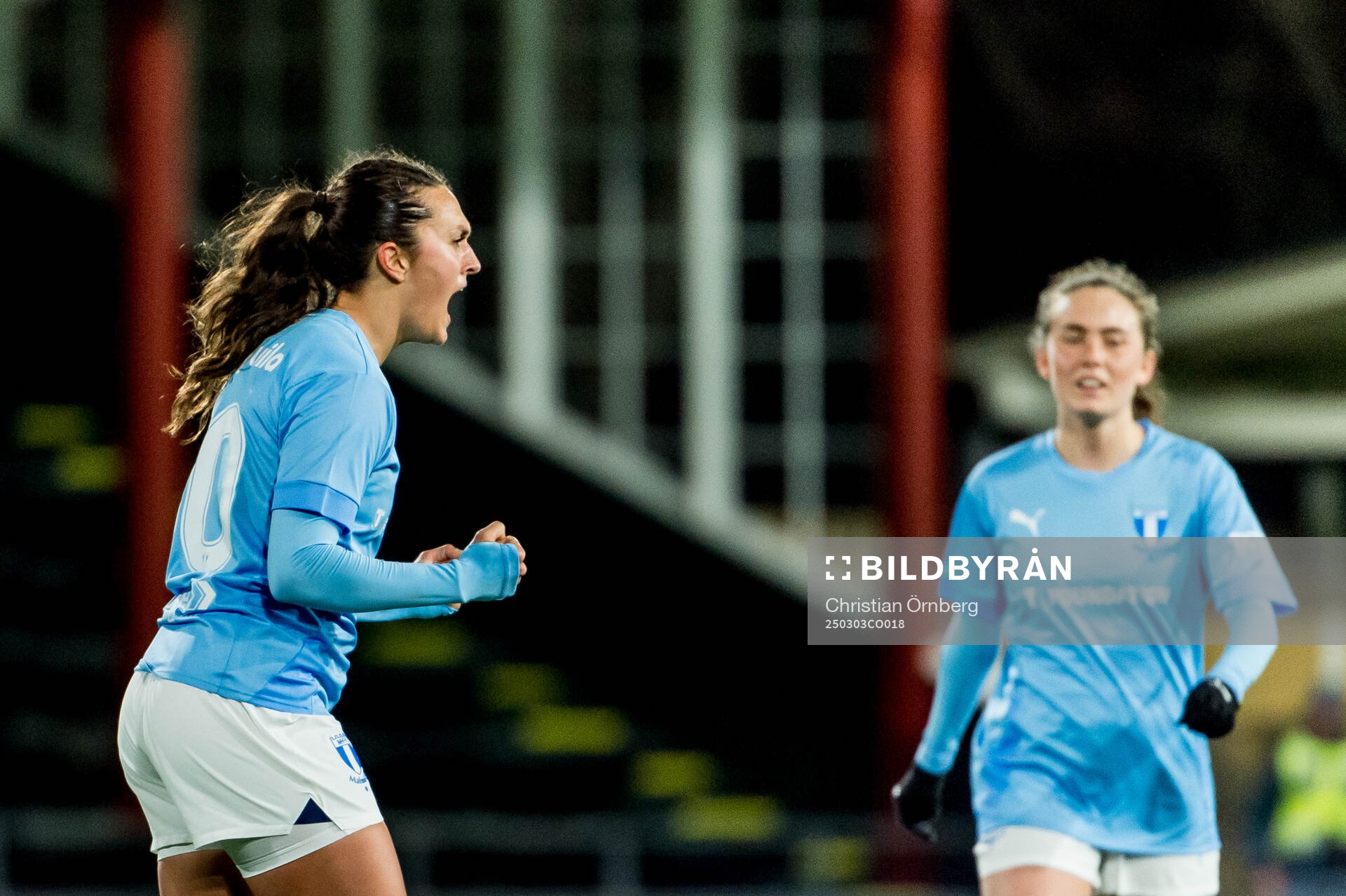 Malmö FFs Isabella D'Aquila jublar