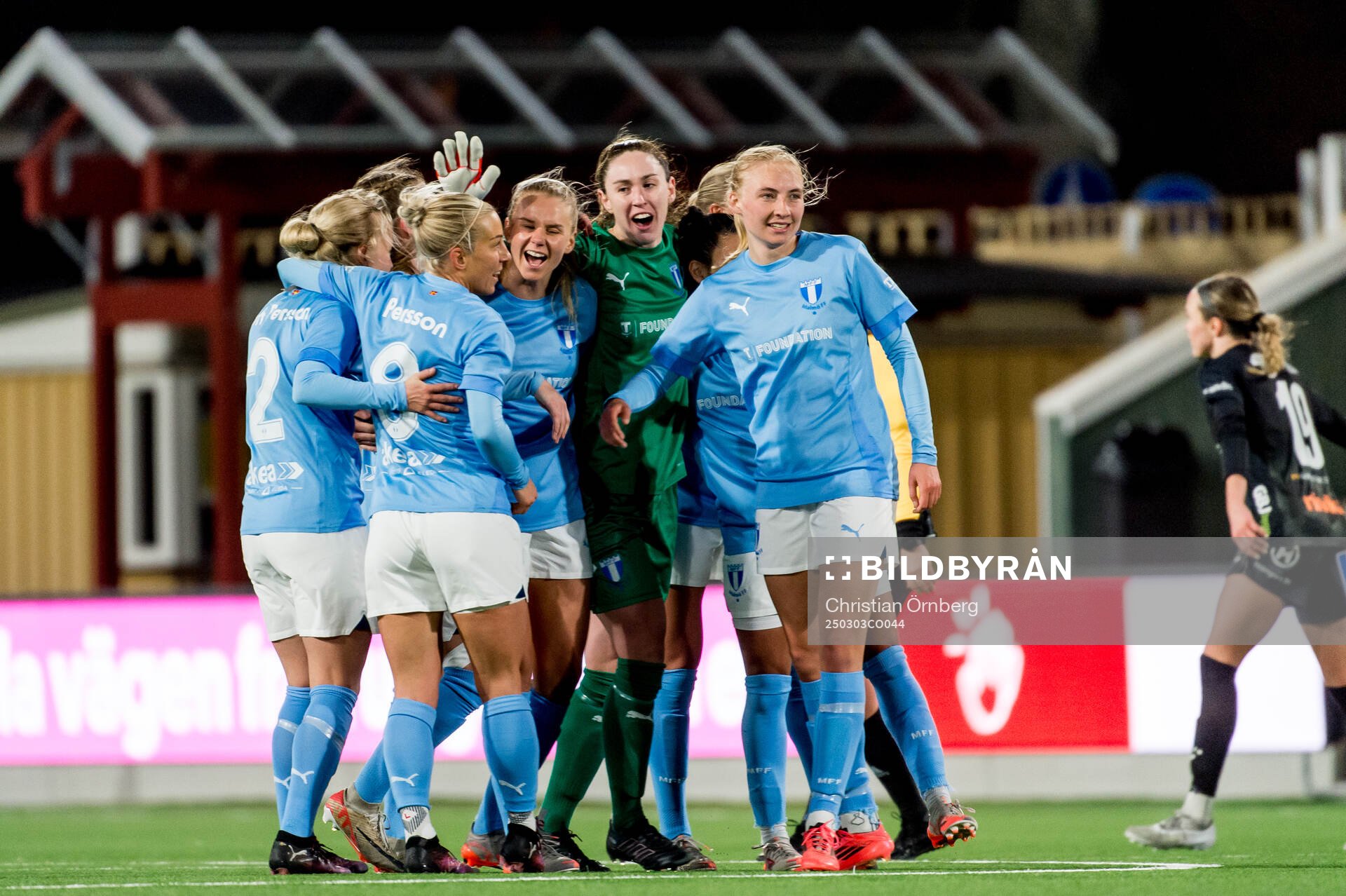 Malmö FFs spelare jublar