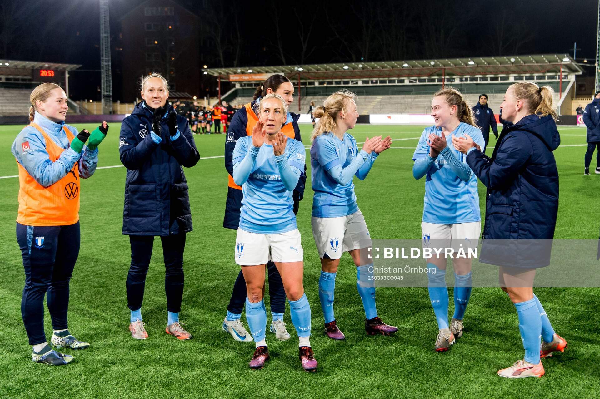 Malmö FFs spelare jublar