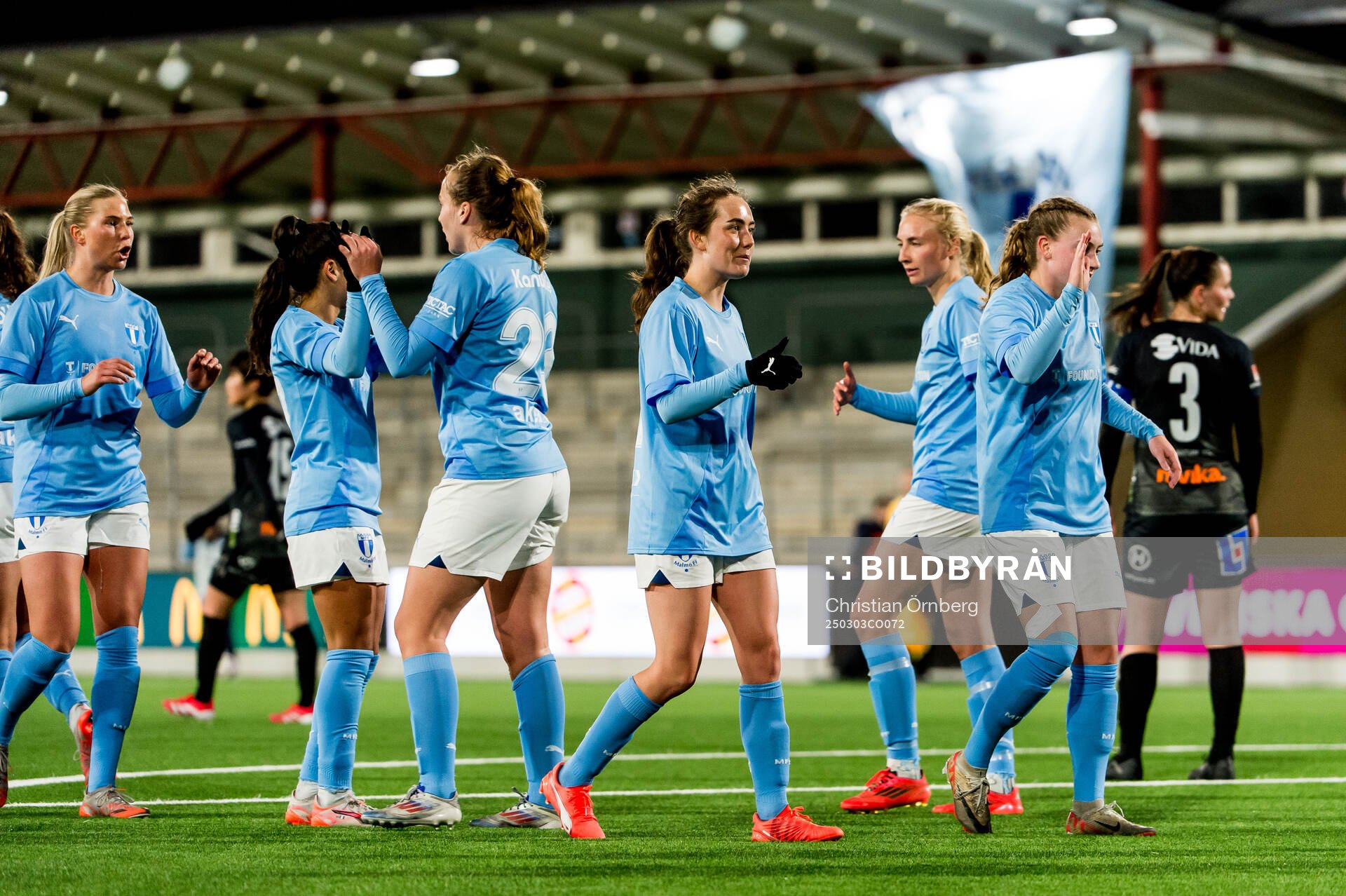 Malmö FFs spelare jublar