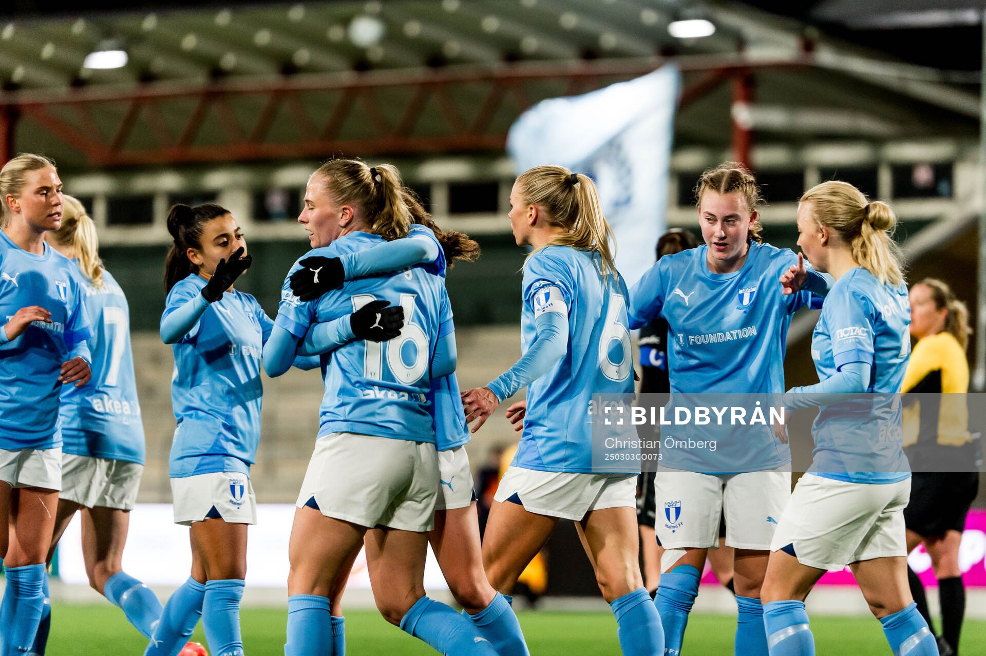 Malmö FFs spelare jublar