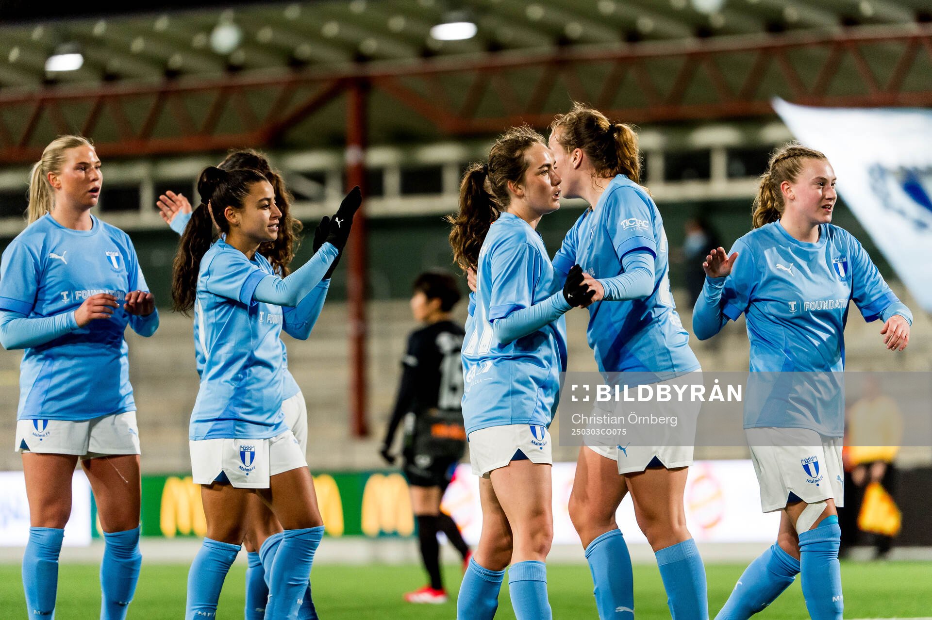 Malmö FFs spelare jublar