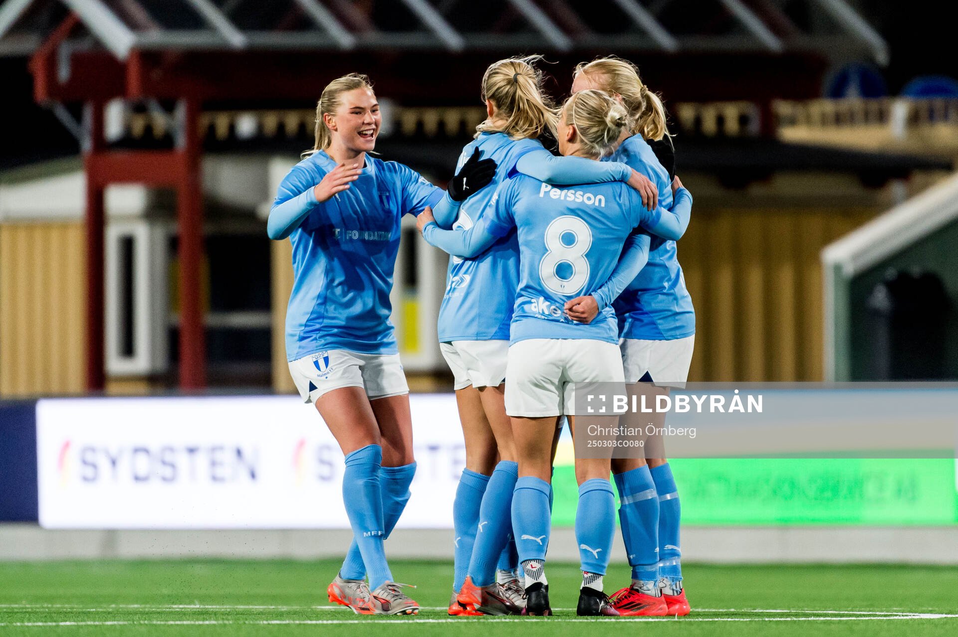 Malmö FFs spelare jublar