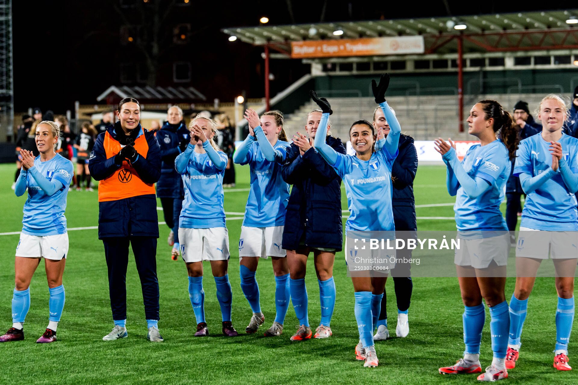 Malmö FFs spelare jublar