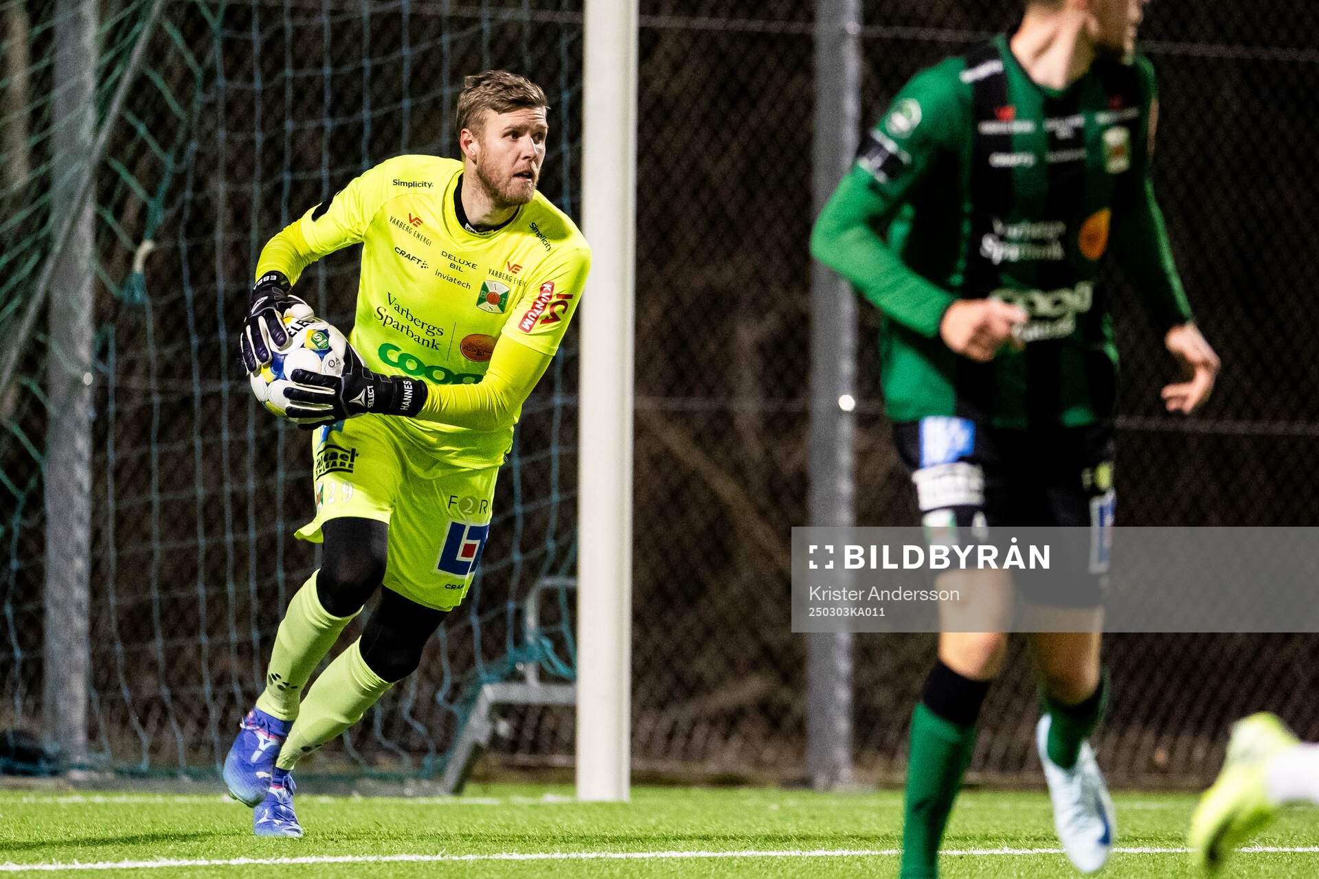 Varbergs målvakt Fredrik Andersson