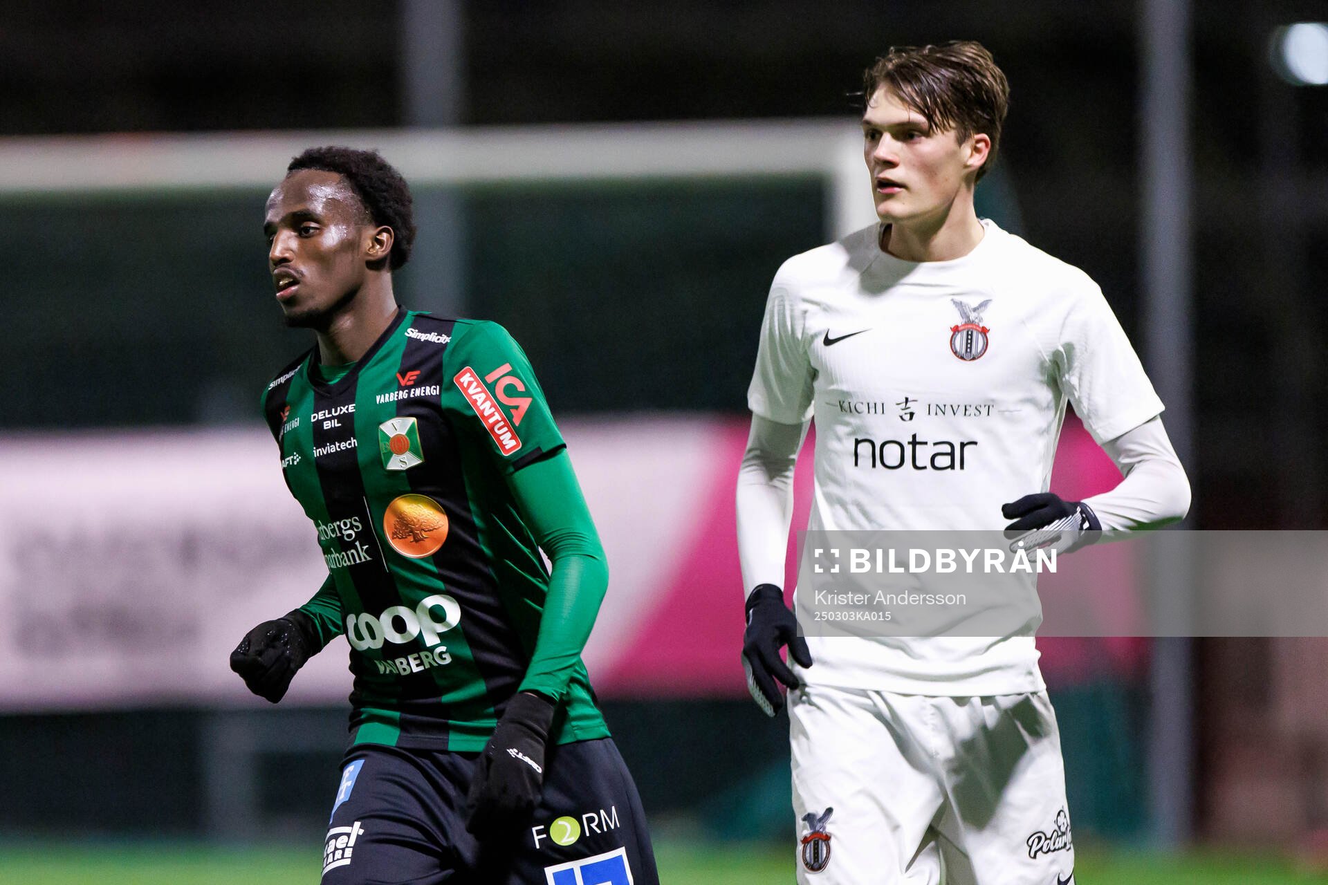 Varbergs Nuurdin Ali Mohudin och FC Stockholms Rasmus